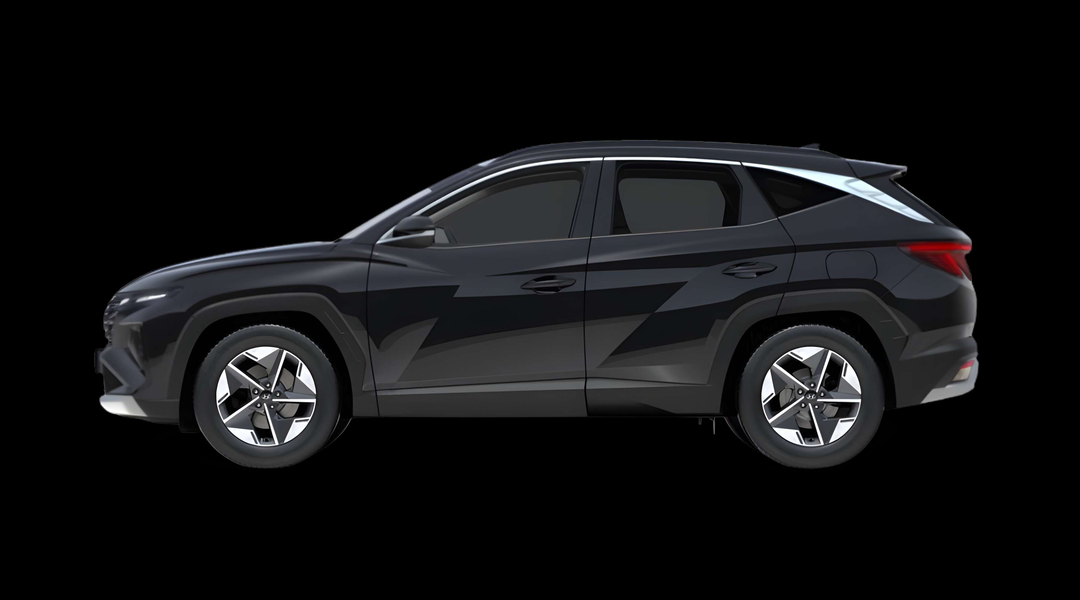 Seitenansicht eines Hyundai Tucson