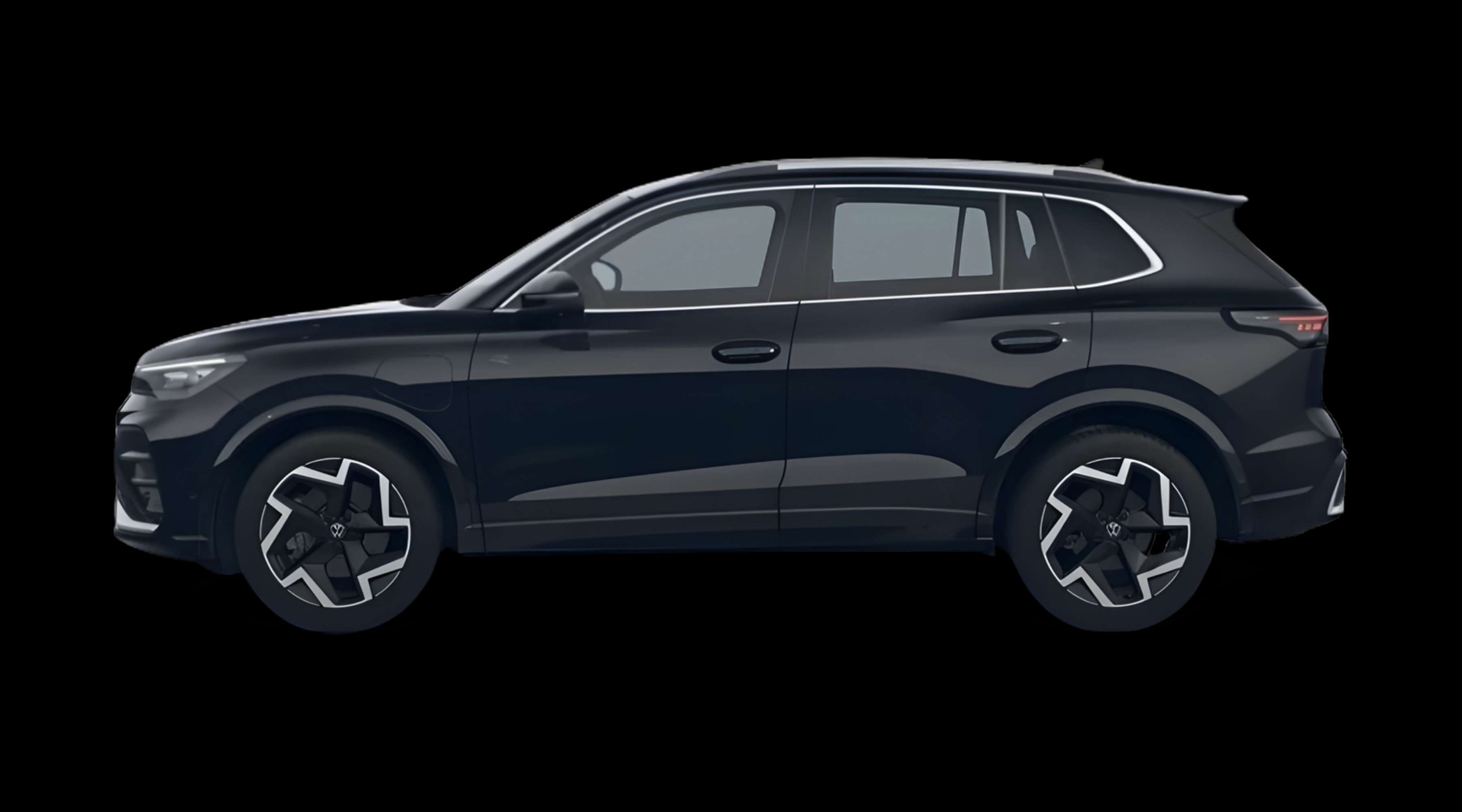Seitenansicht eines Volkswagen Tiguan