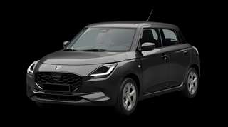 Schräge Frontansicht auf einen Suzuki Swift Comfort, freigestellt