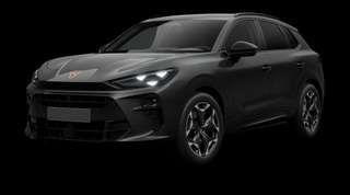 Schräge Frontansicht auf einen CUPRA Terramar VZ, freigestellt