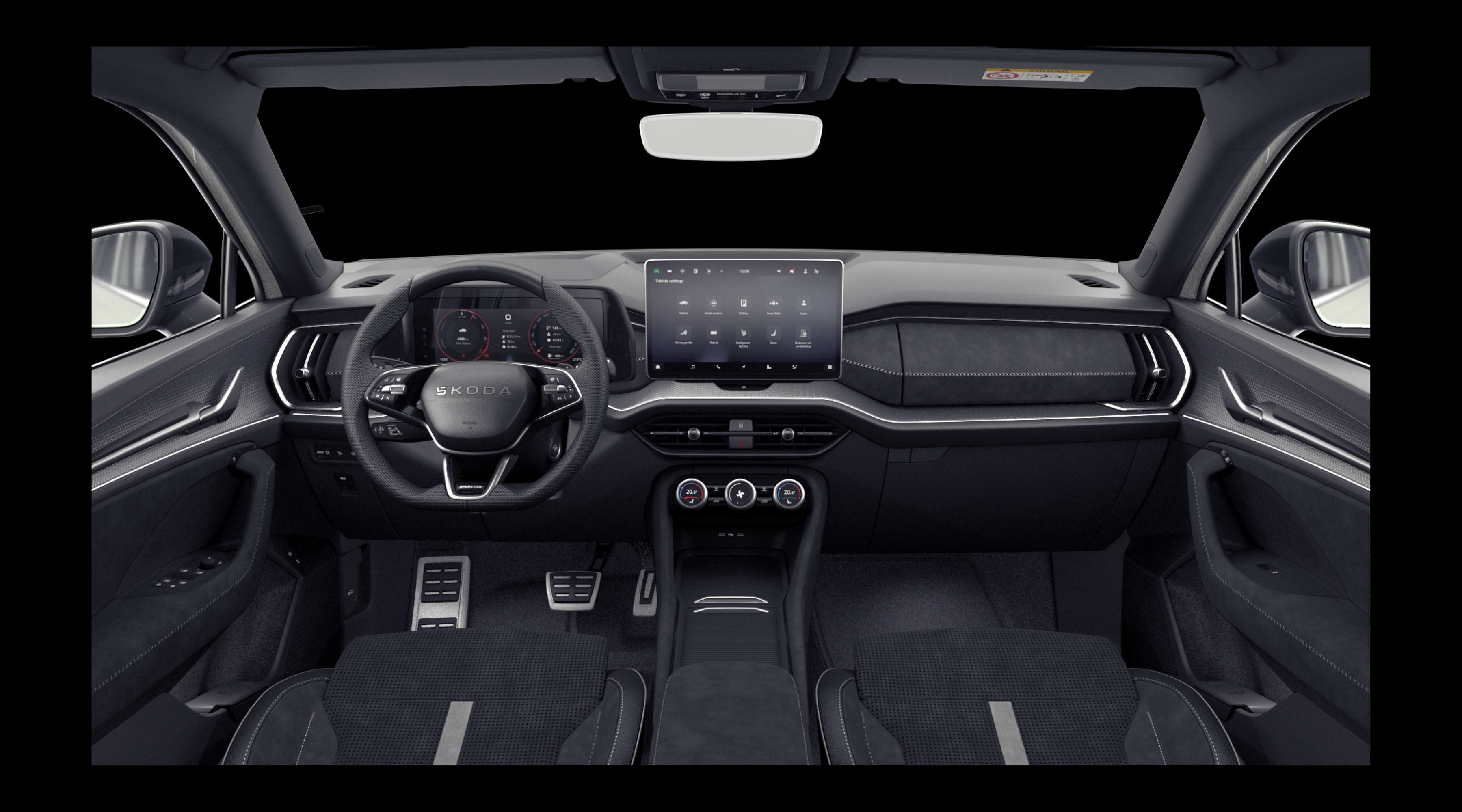 Armaturenbrett eines Skoda Kodiaq