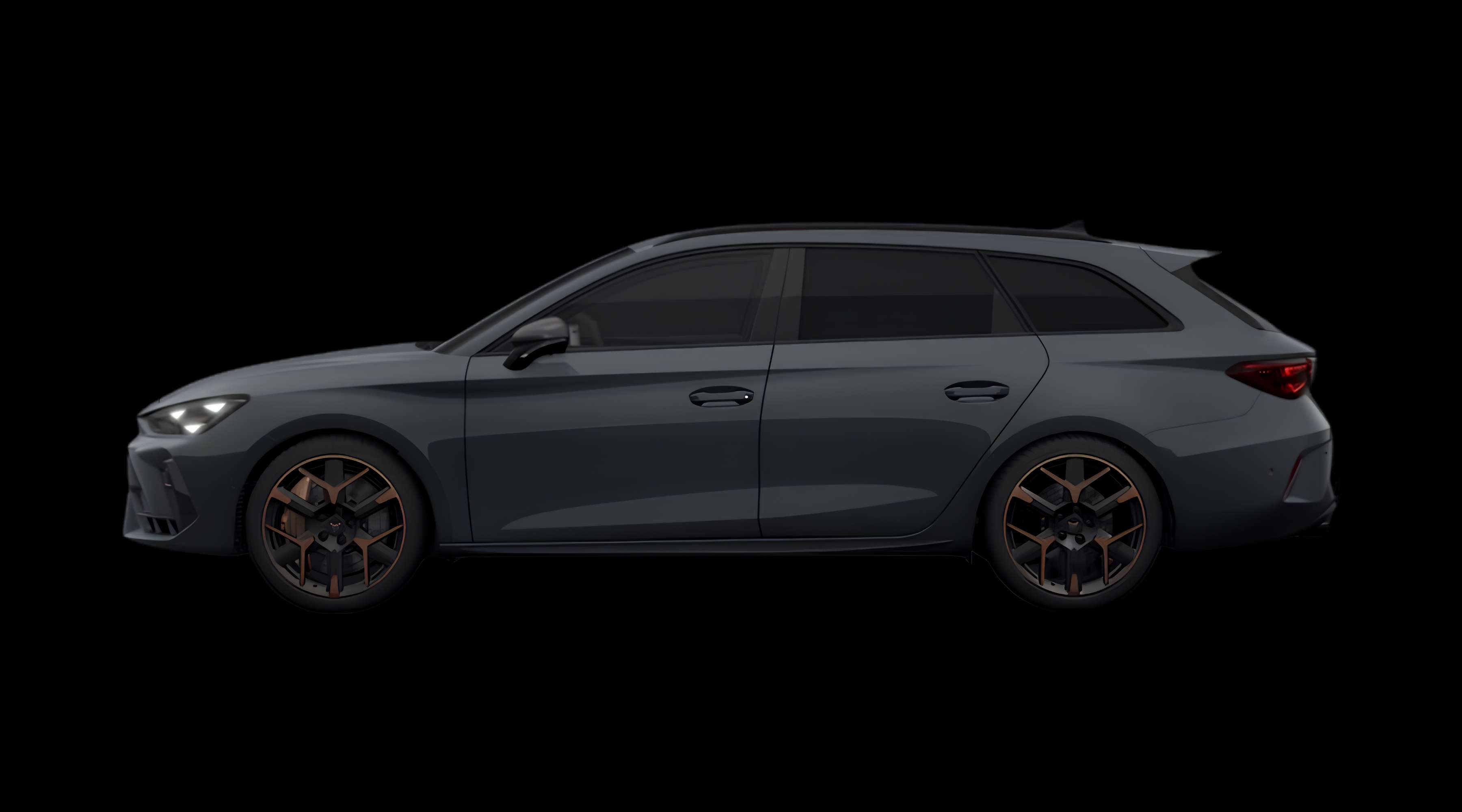 Seitenansicht eines CUPRA Leon
