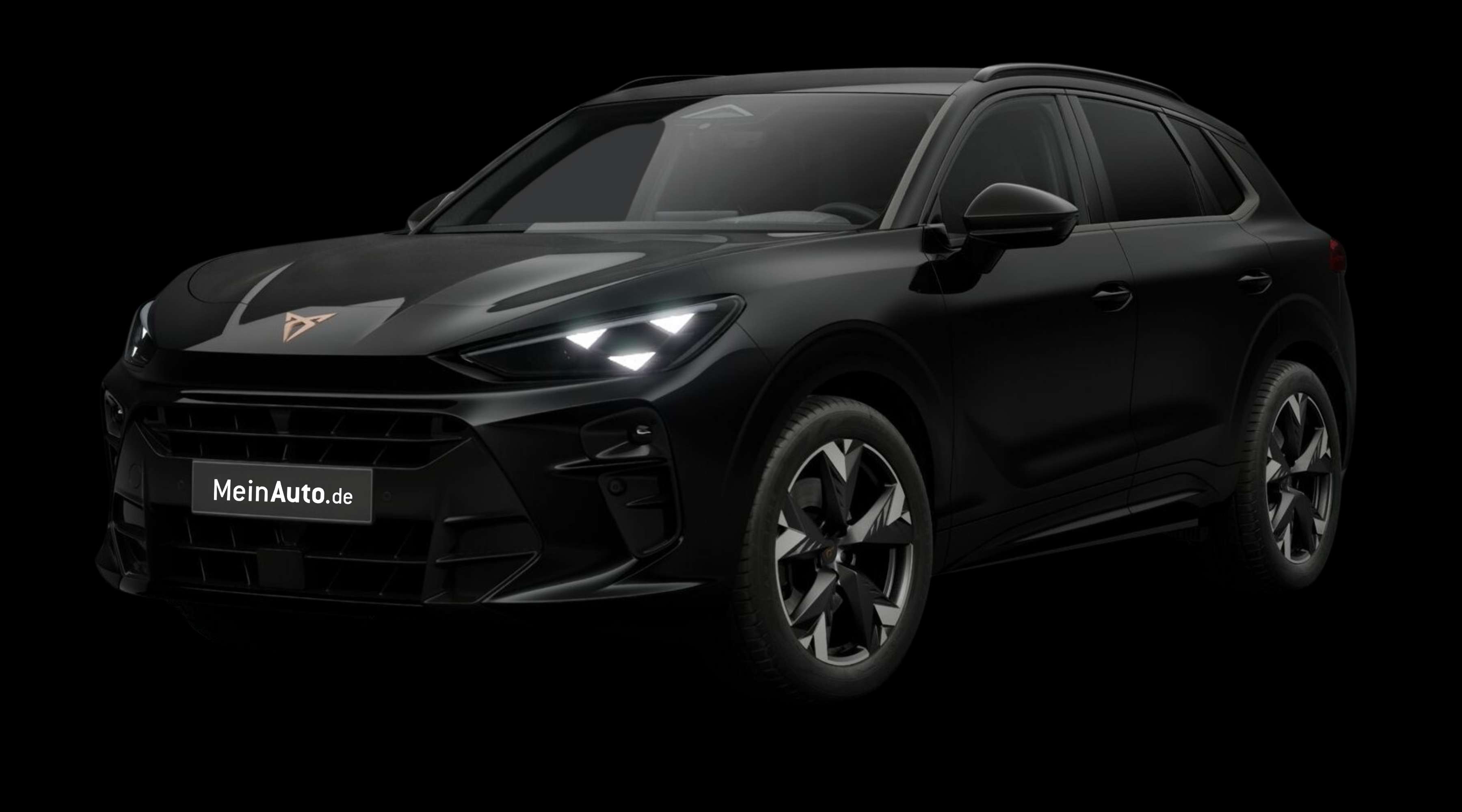 Schräge Frontansicht eines CUPRA Terramar, freigestellt