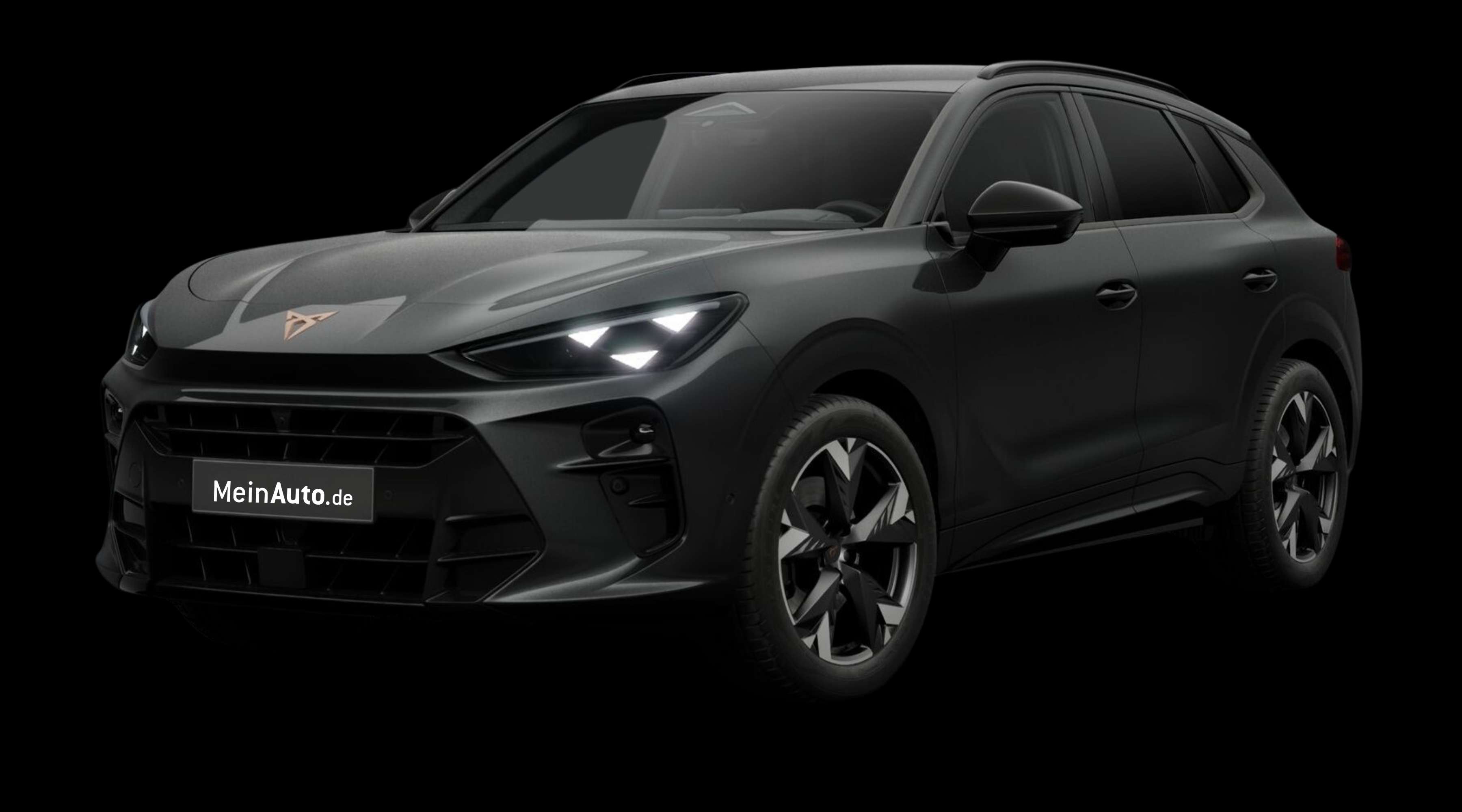 Schräge Frontansicht eines CUPRA Terramar, freigestellt