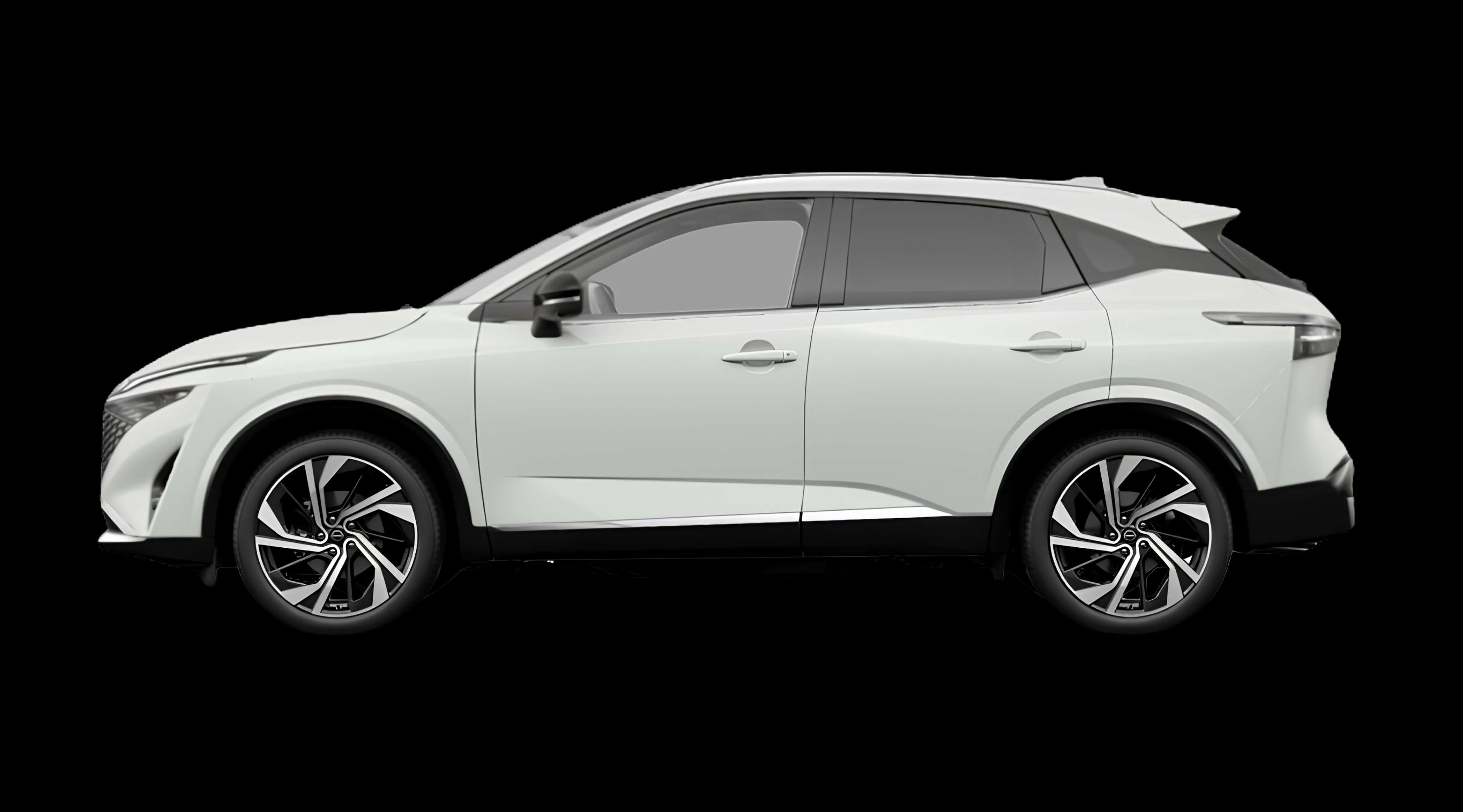 Seitenansicht eines Nissan Qashqai