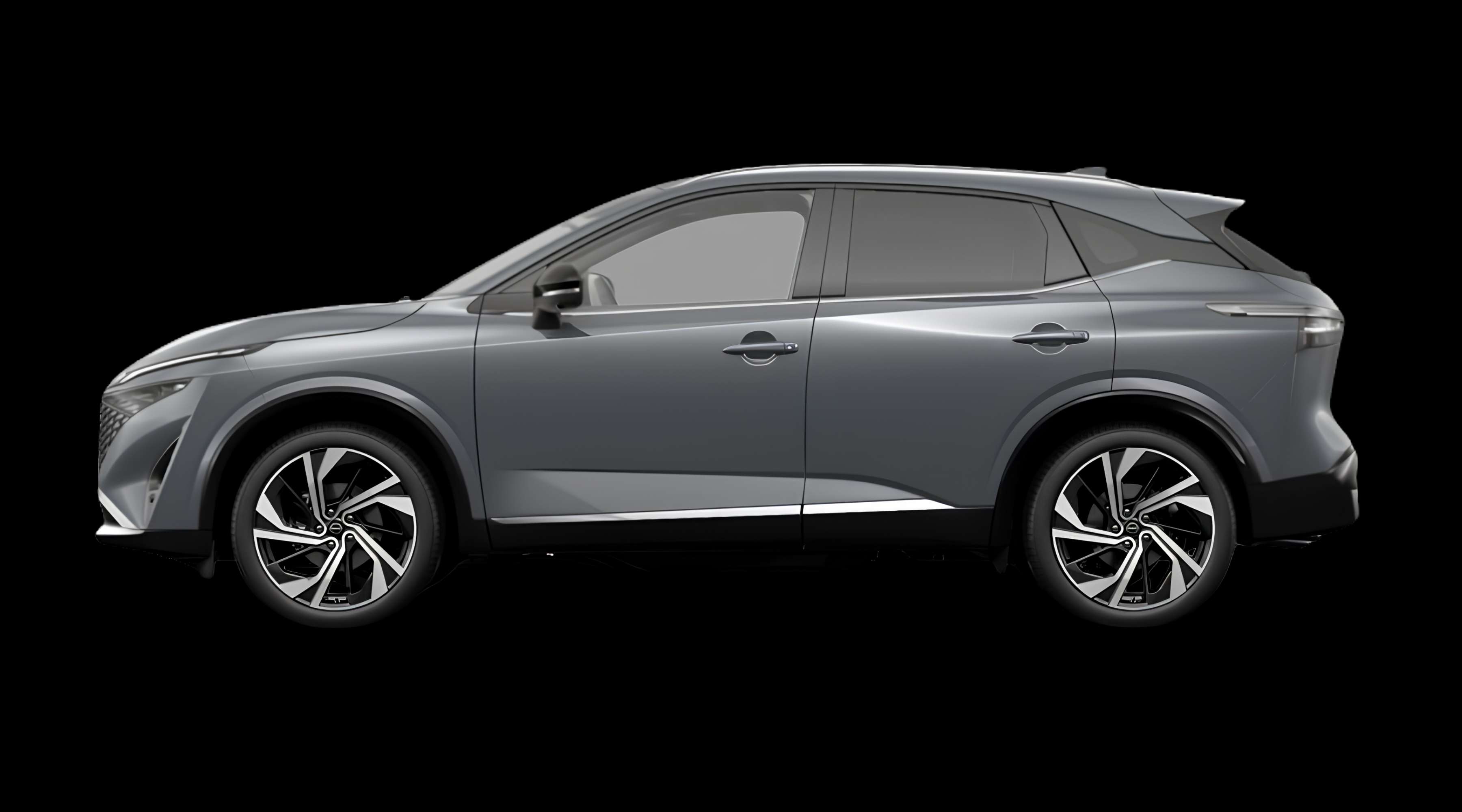 Seitenansicht eines Nissan Qashqai