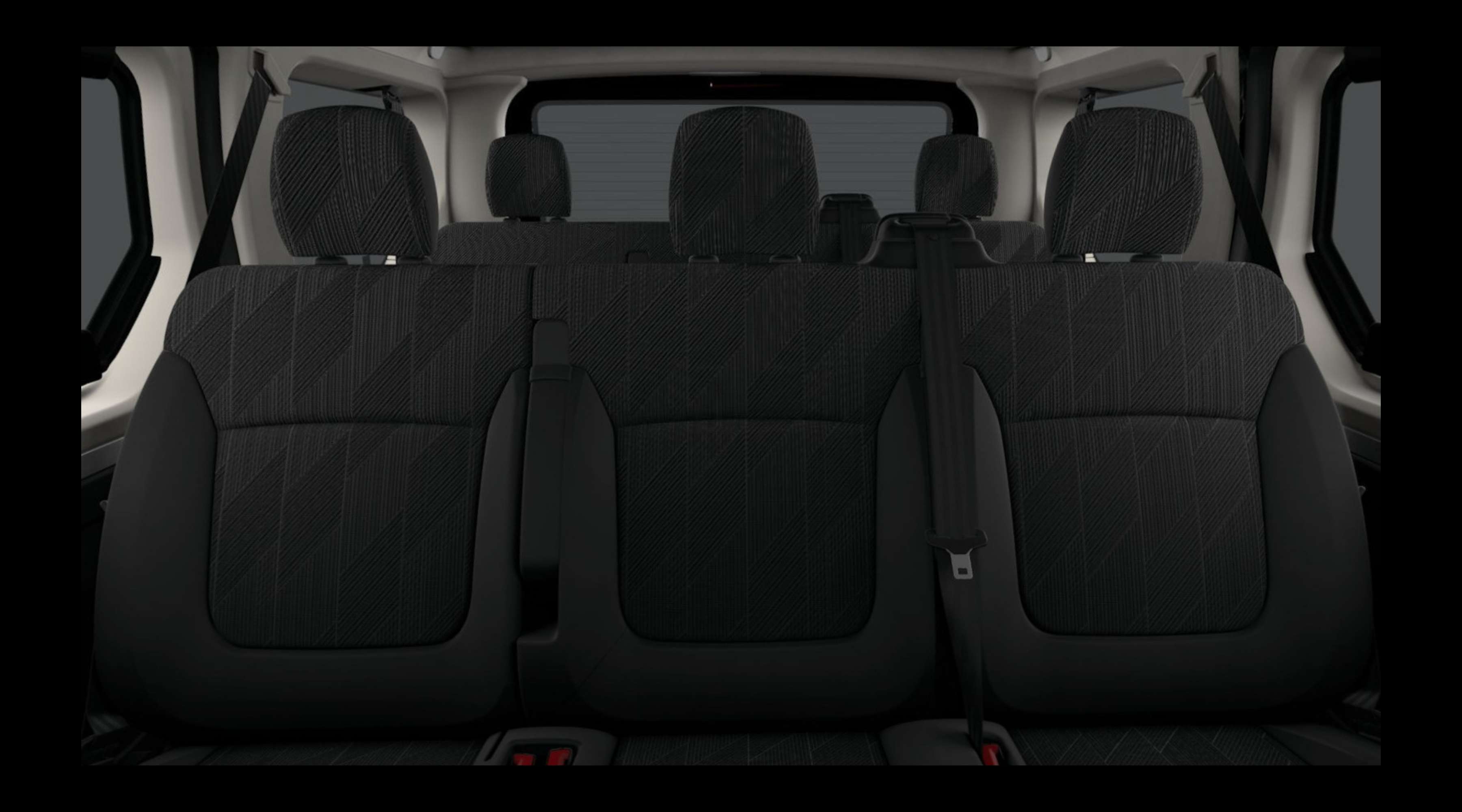 Rücksitzbank eines Renault Trafic