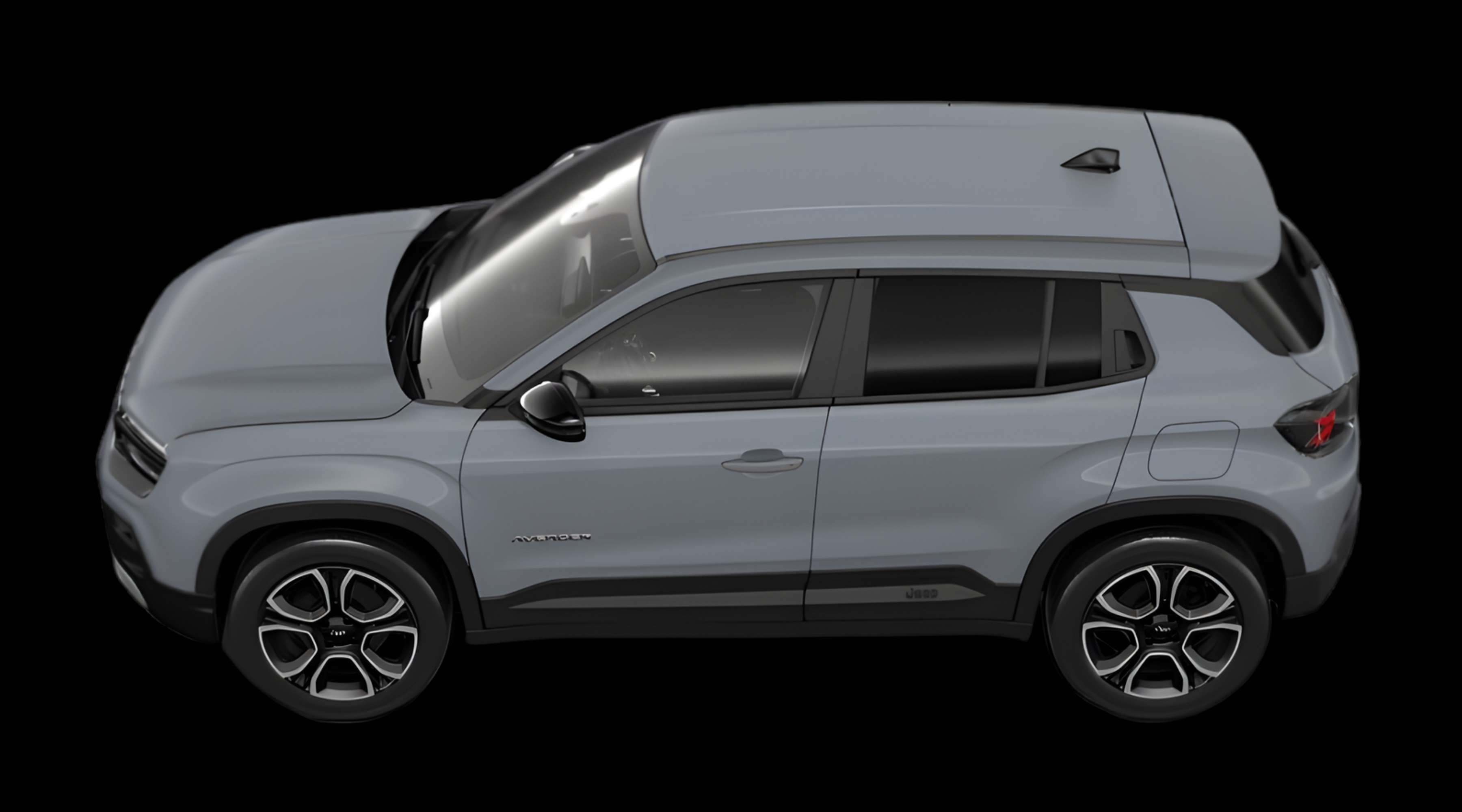 Seitenansicht eines Jeep Avenger