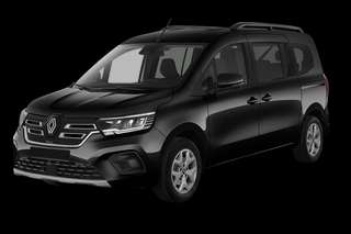 Schräge Frontansicht auf einen Renault Grand Kangoo Techno, freigestellt