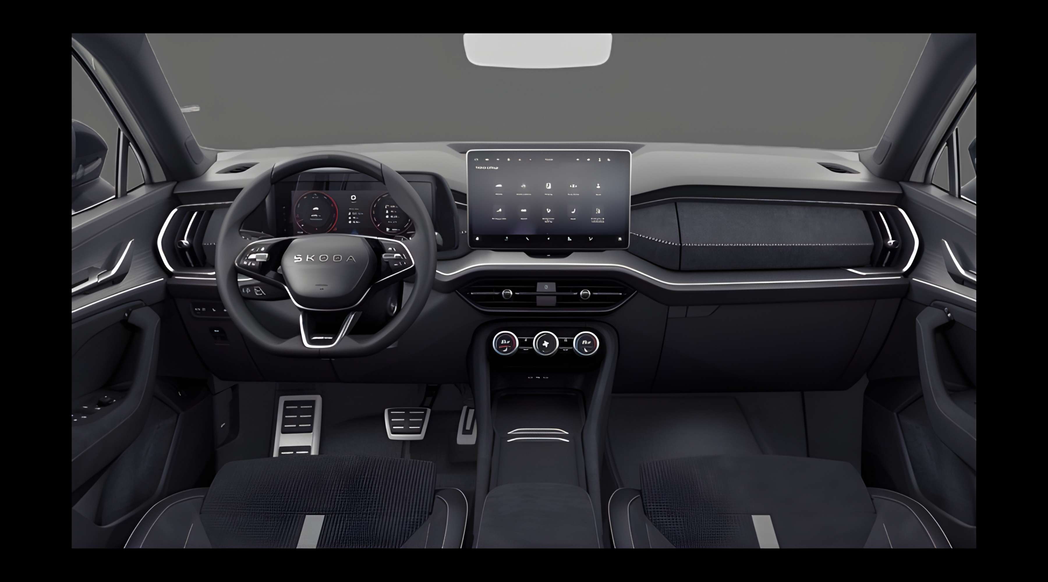 Armaturenbrett eines Skoda Kodiaq