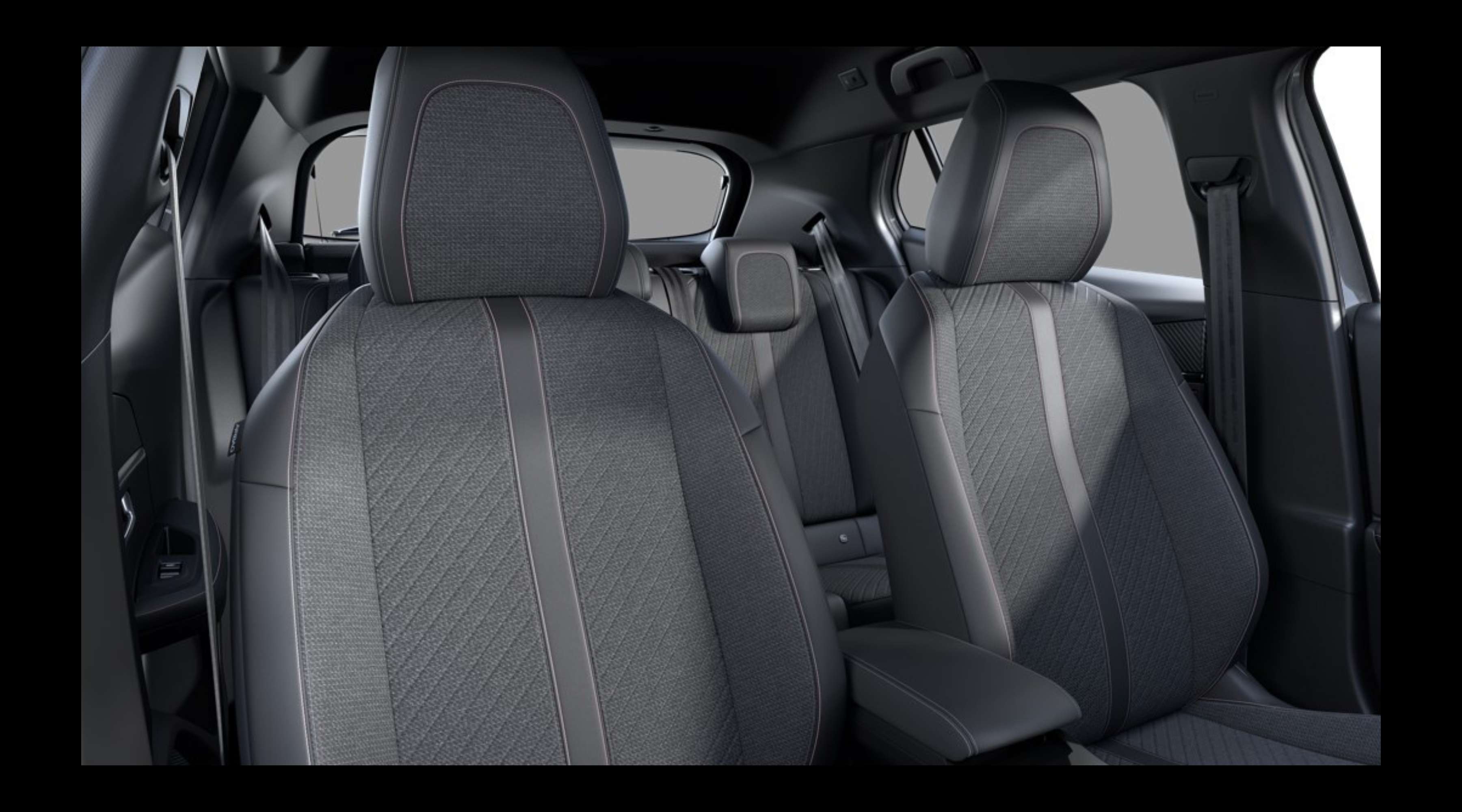 Vordersitze eines Peugeot 2008