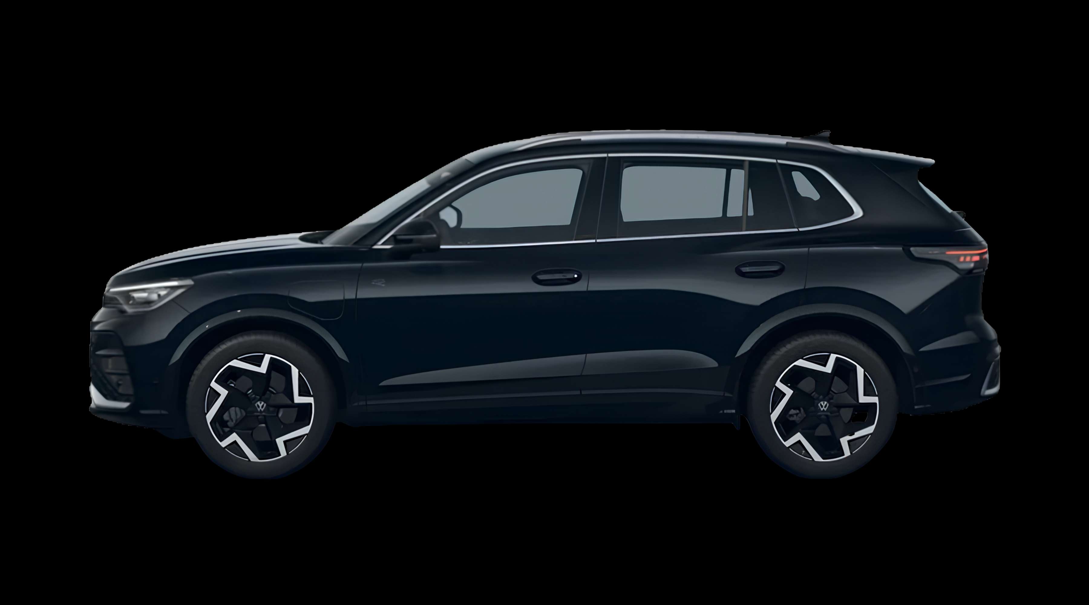 Seitenansicht eines Volkswagen Tiguan