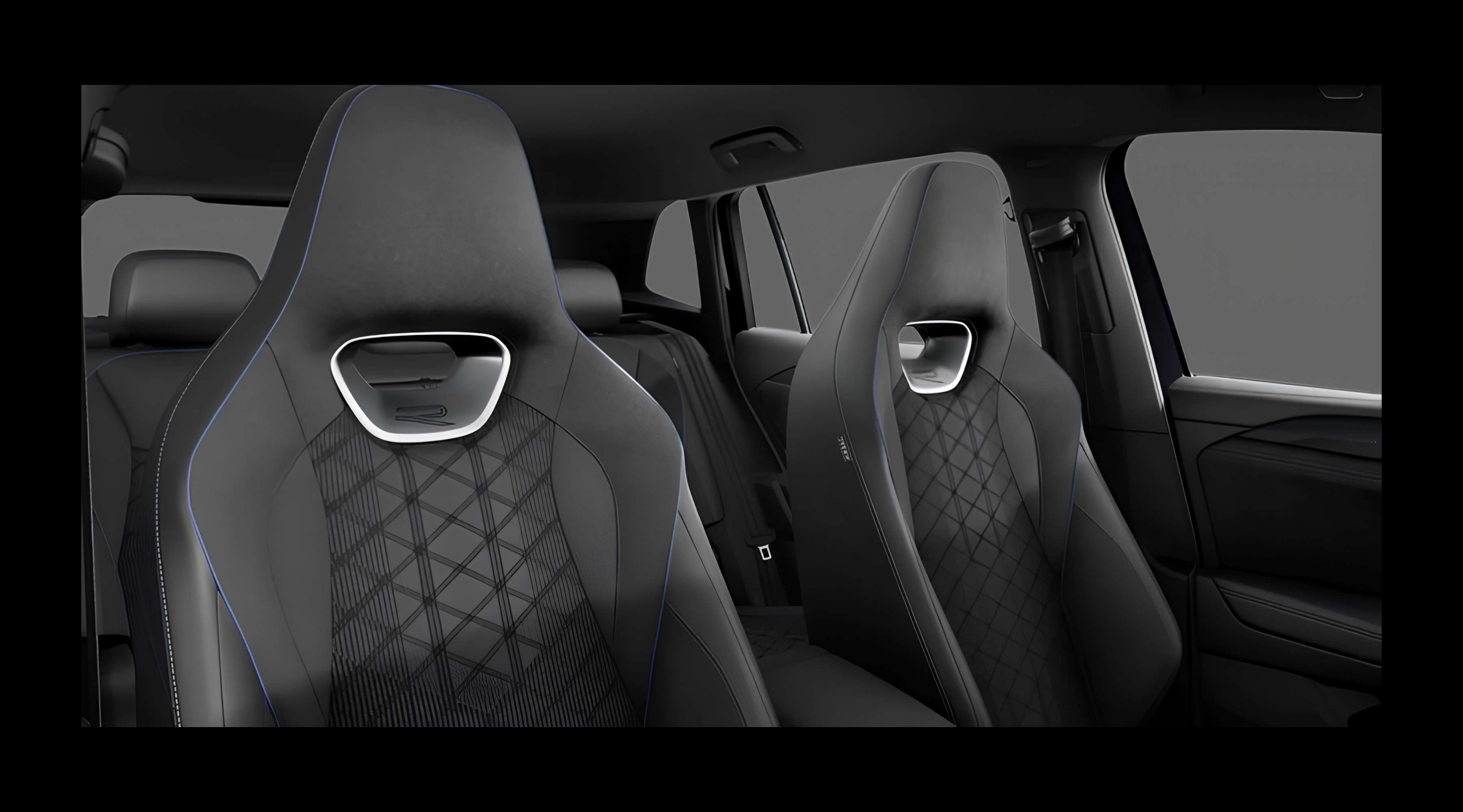 Vordersitze eines Volkswagen Tiguan