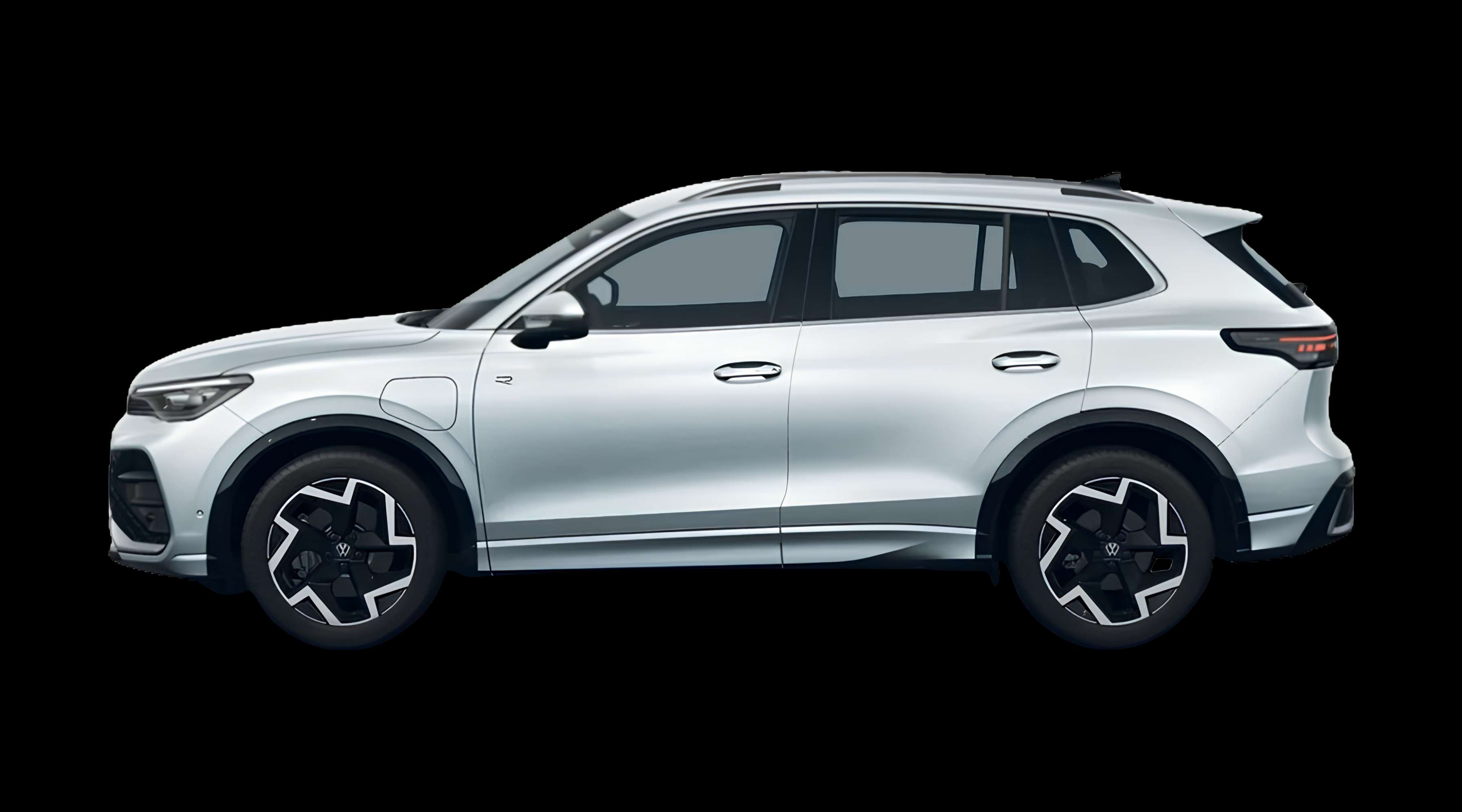 Seitenansicht eines Volkswagen Tiguan