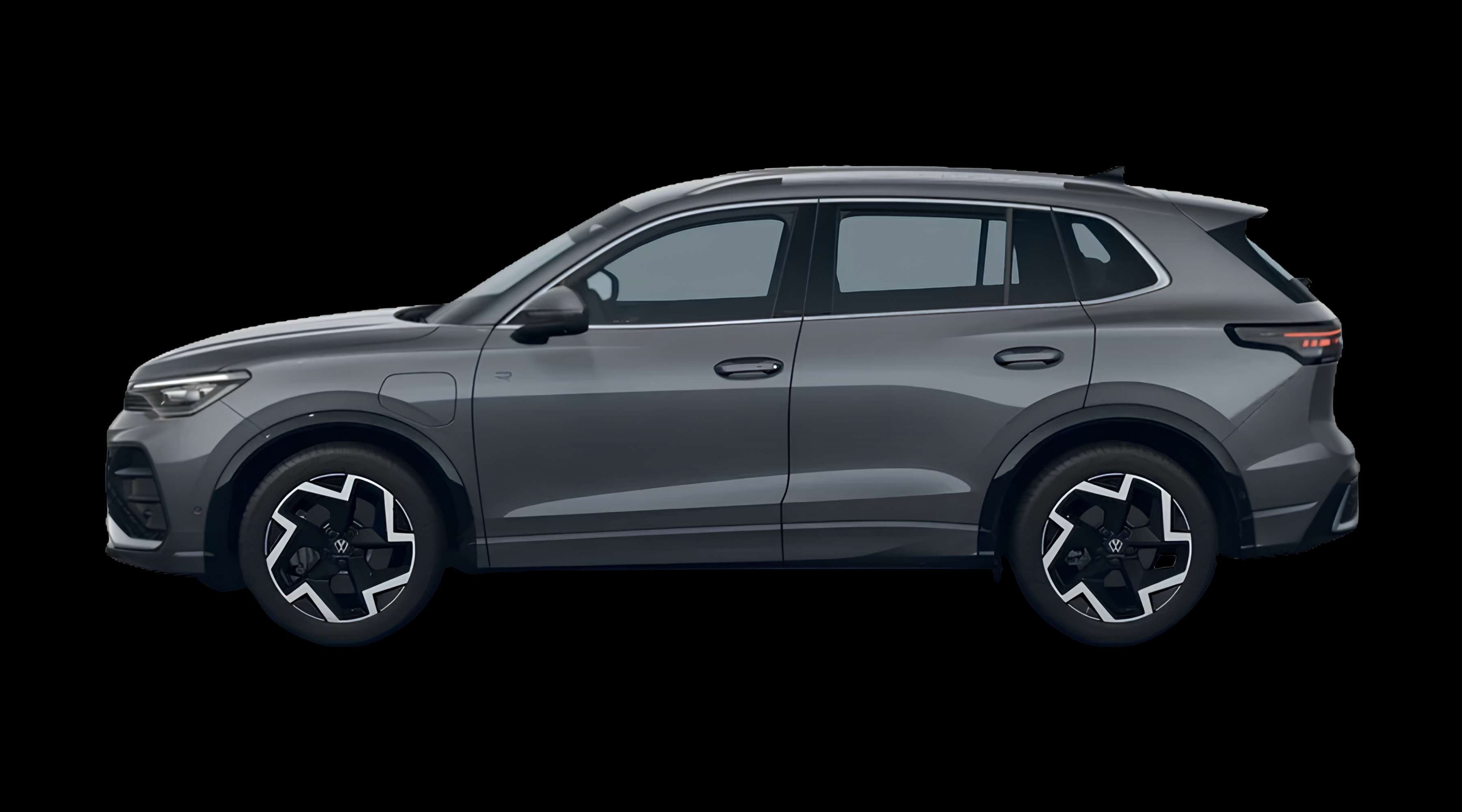Seitenansicht eines Volkswagen Tiguan