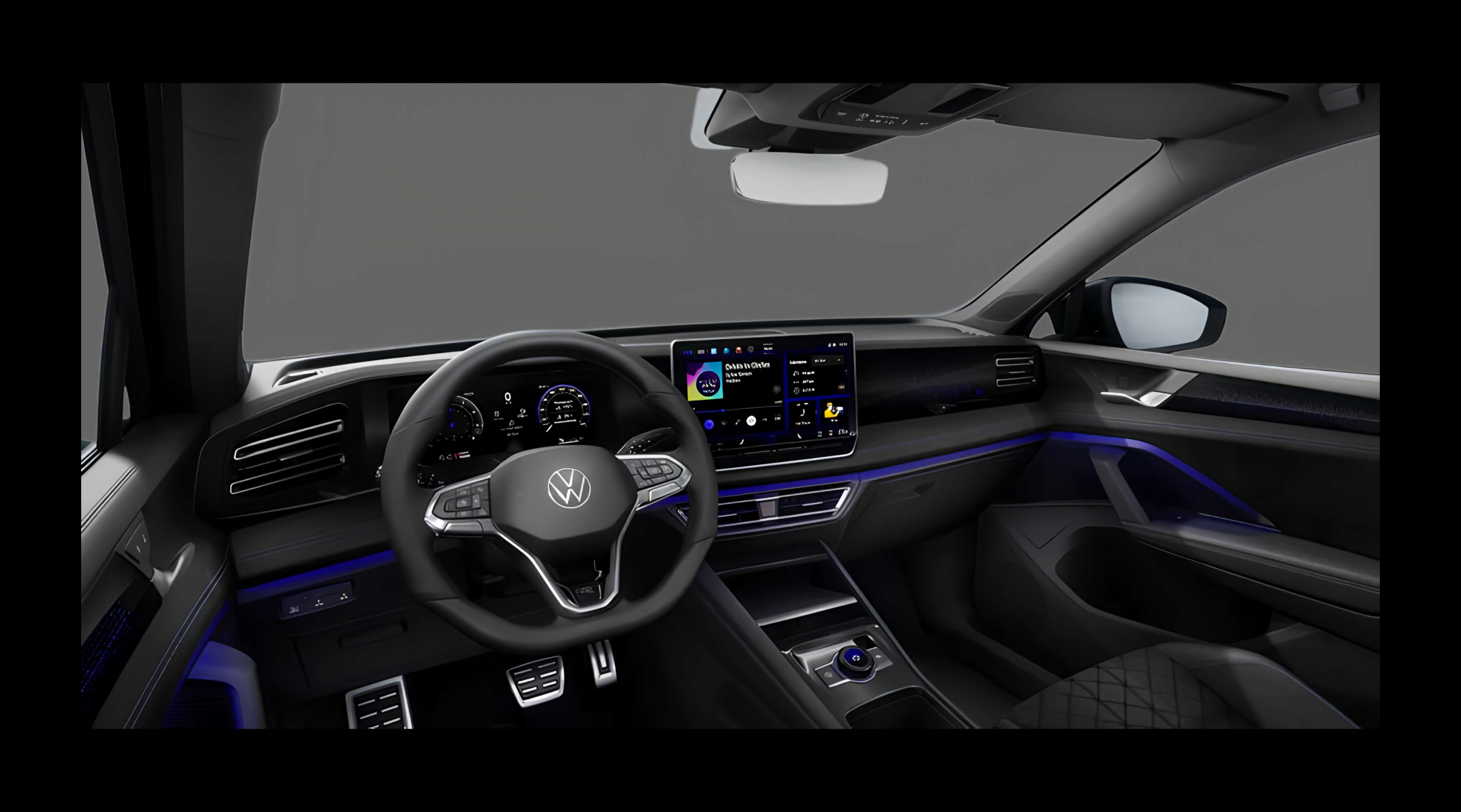 Armaturenbrett eines Volkswagen Tiguan