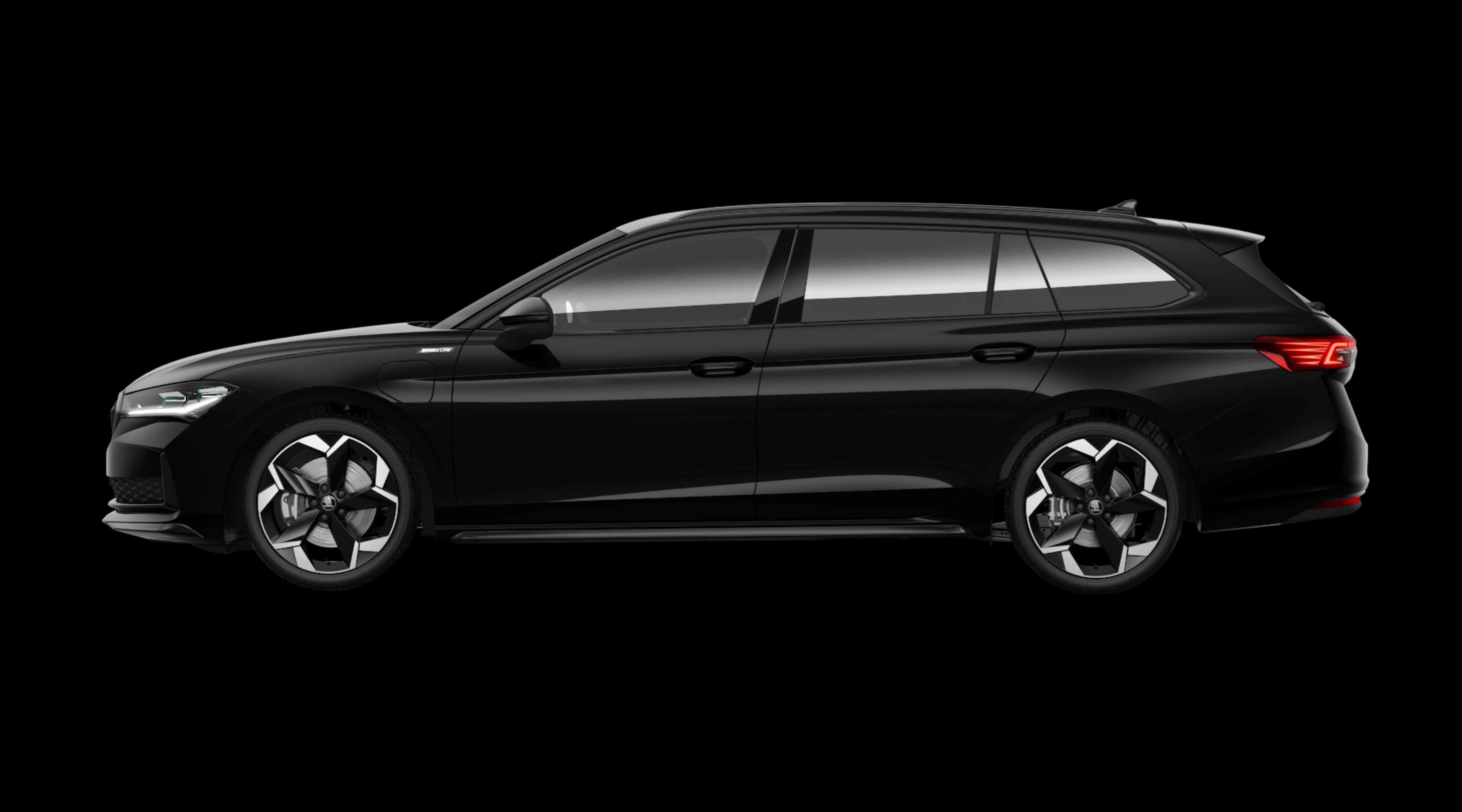 Seitenansicht eines Skoda Superb