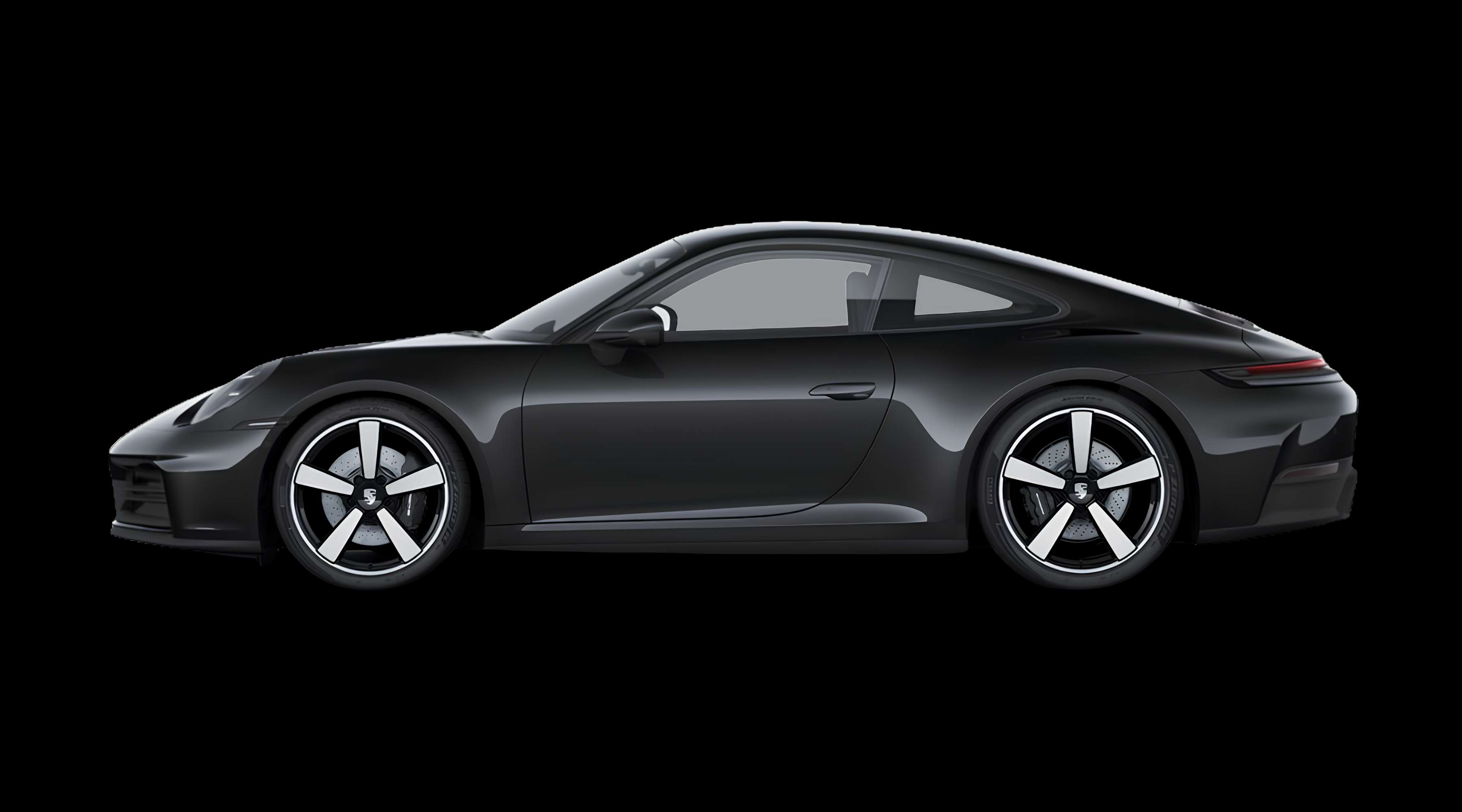 Seitenansicht eines Porsche 911