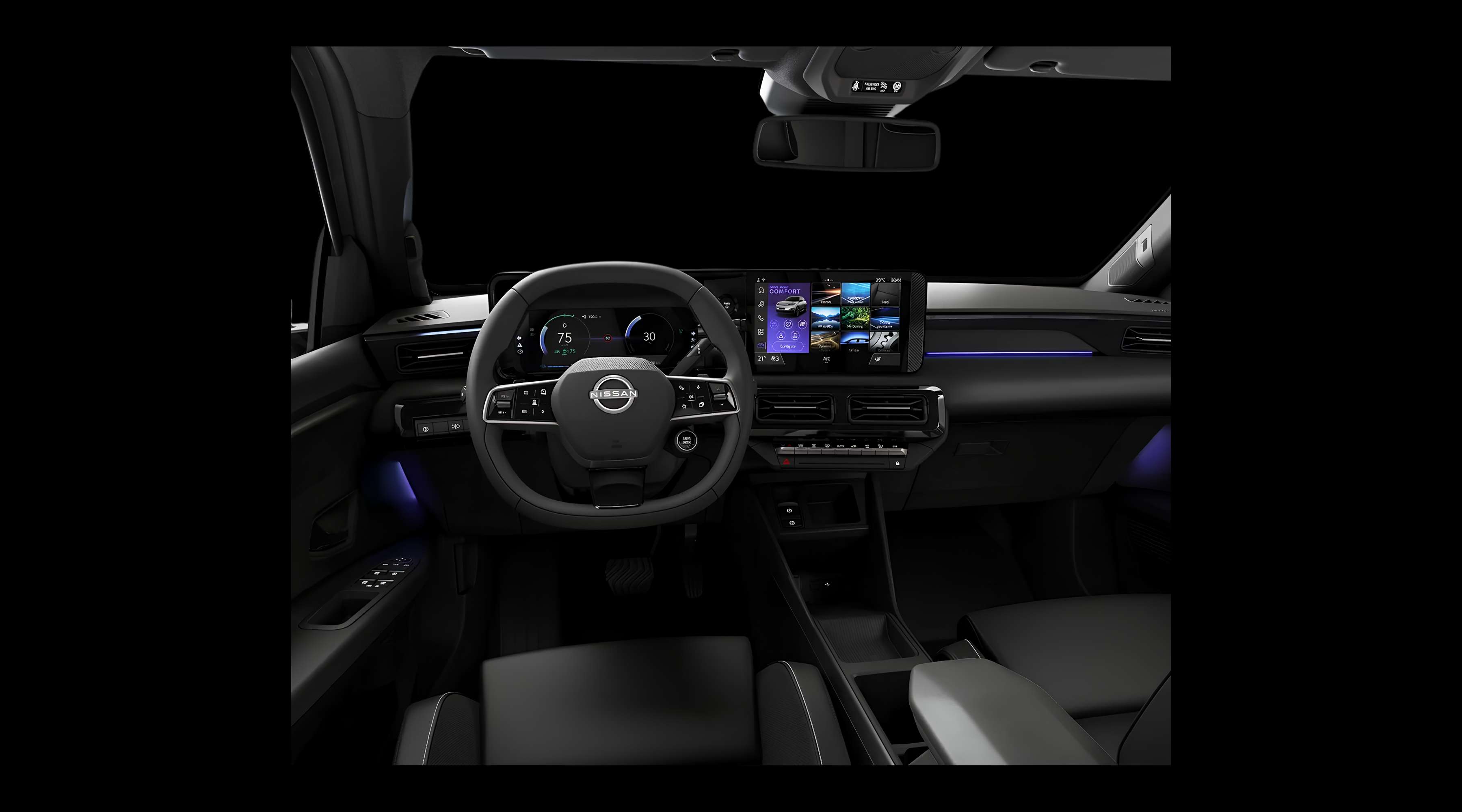 Armaturenbrett eines Nissan Micra