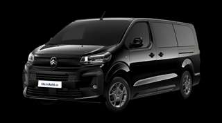 Schräge Frontansicht auf einen Citroën SpaceTourer Plus, freigestellt