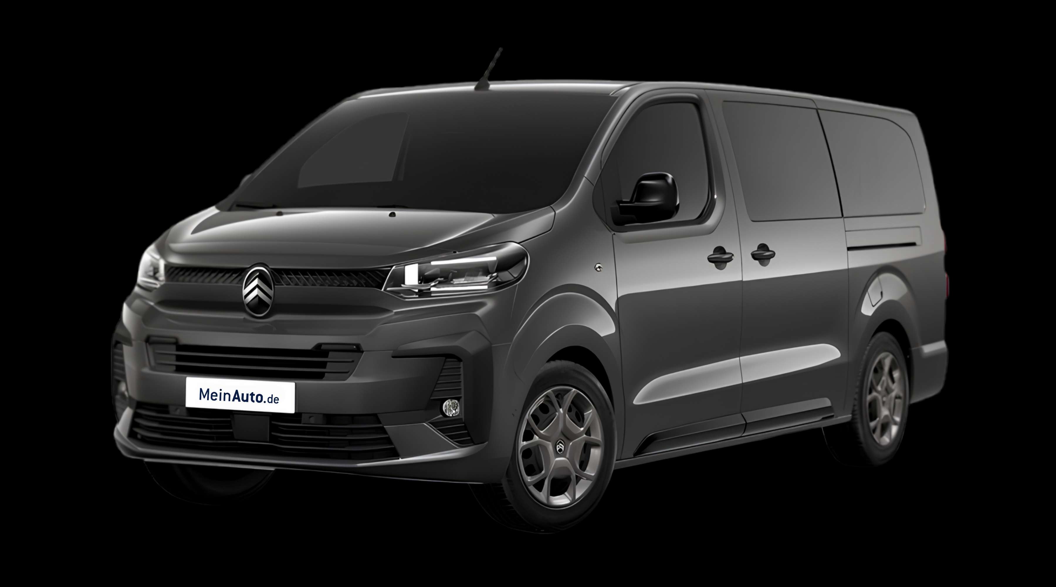 Schräge Frontansicht eines Citroën SpaceTourer, freigestellt