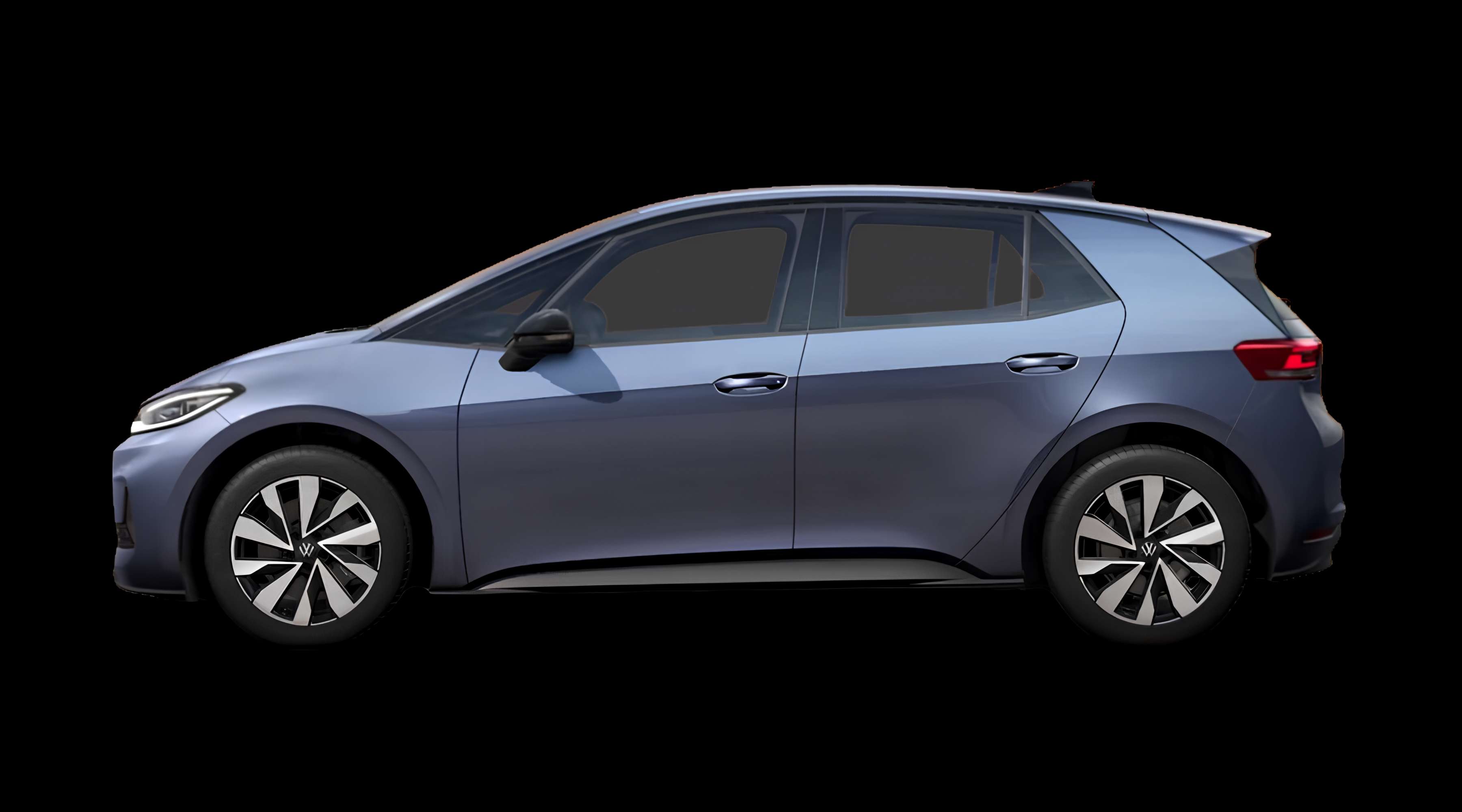 Seitenansicht eines Volkswagen ID.3 Neo