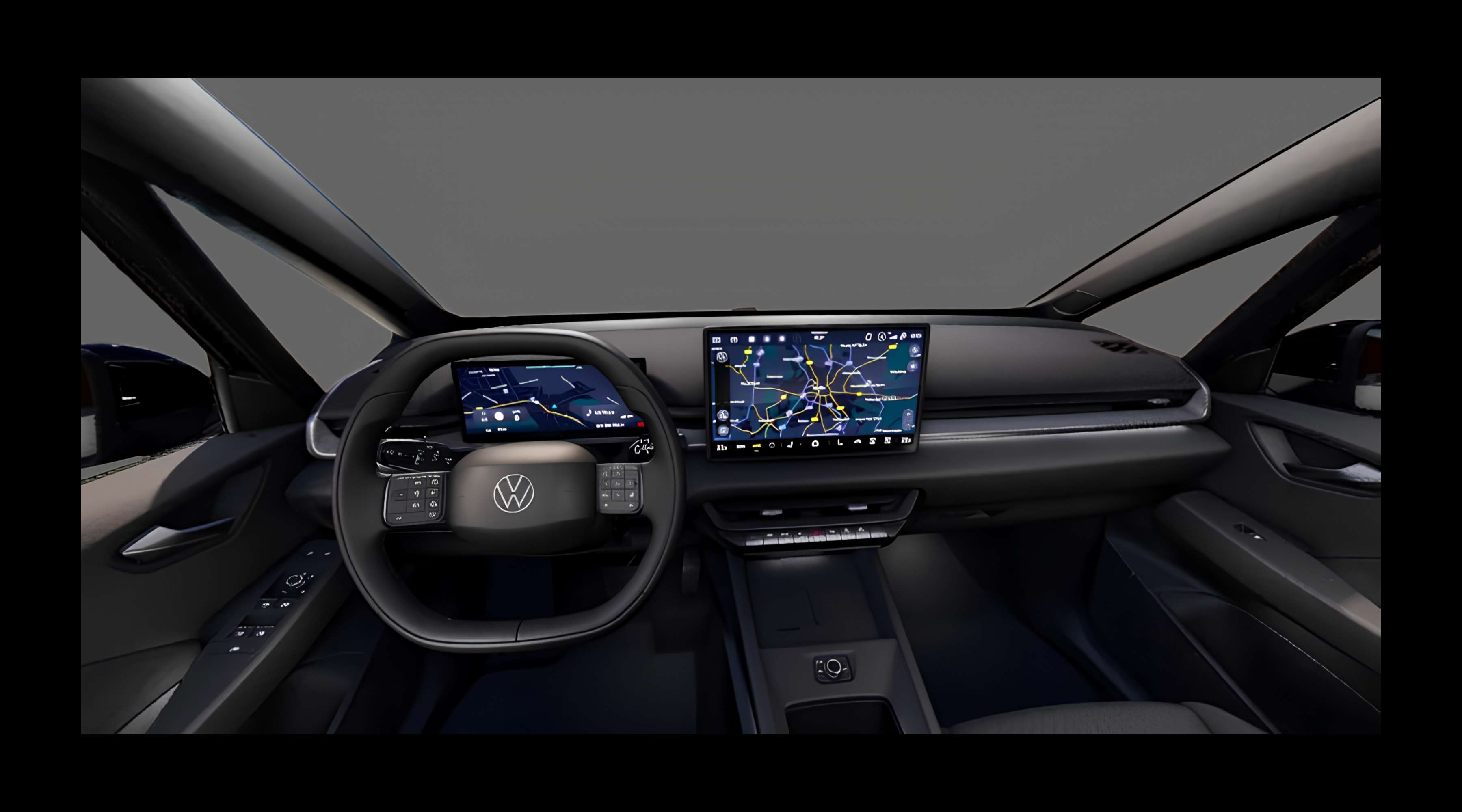 Armaturenbrett eines Volkswagen ID.3 Neo