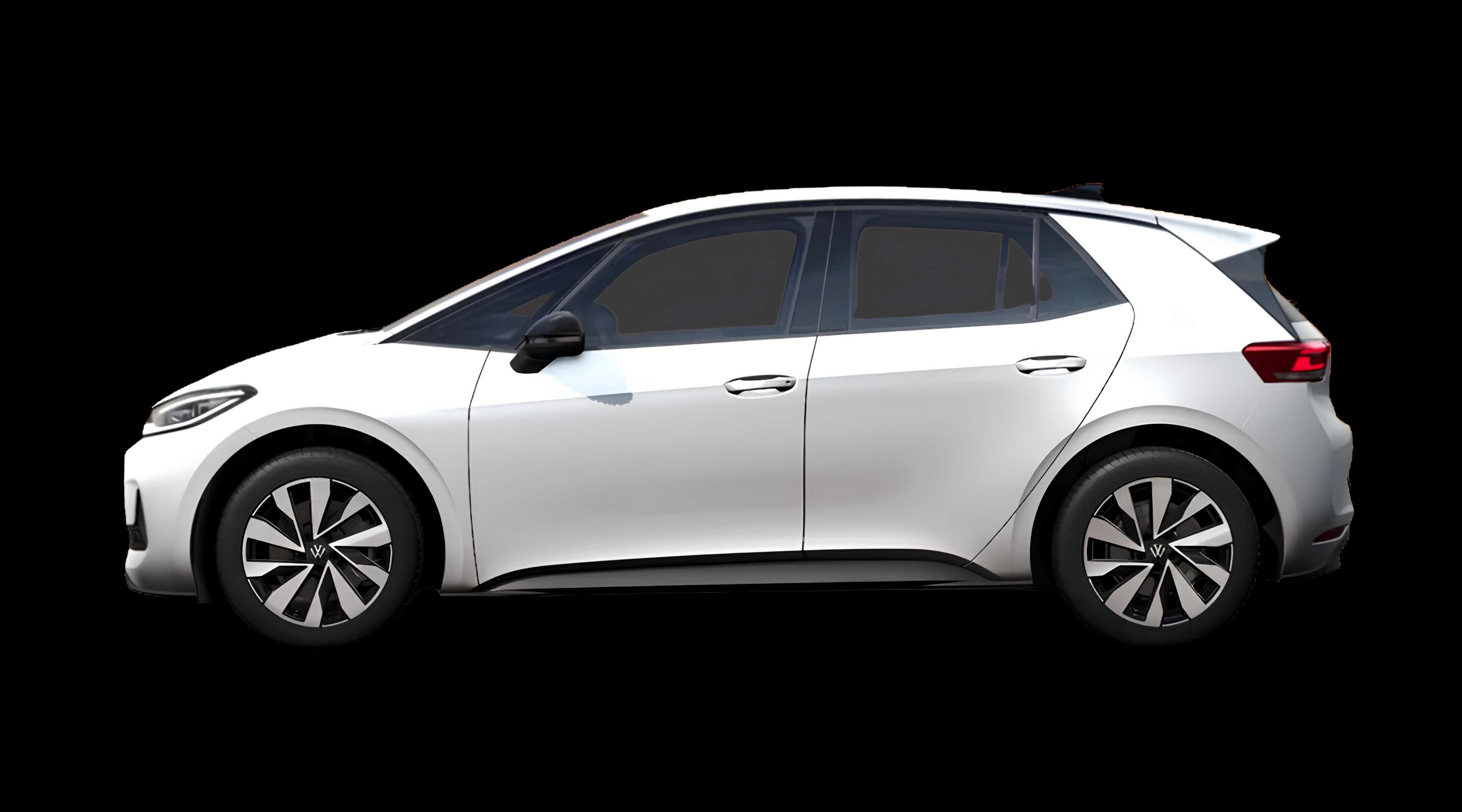 Seitenansicht eines Volkswagen ID.3 Neo