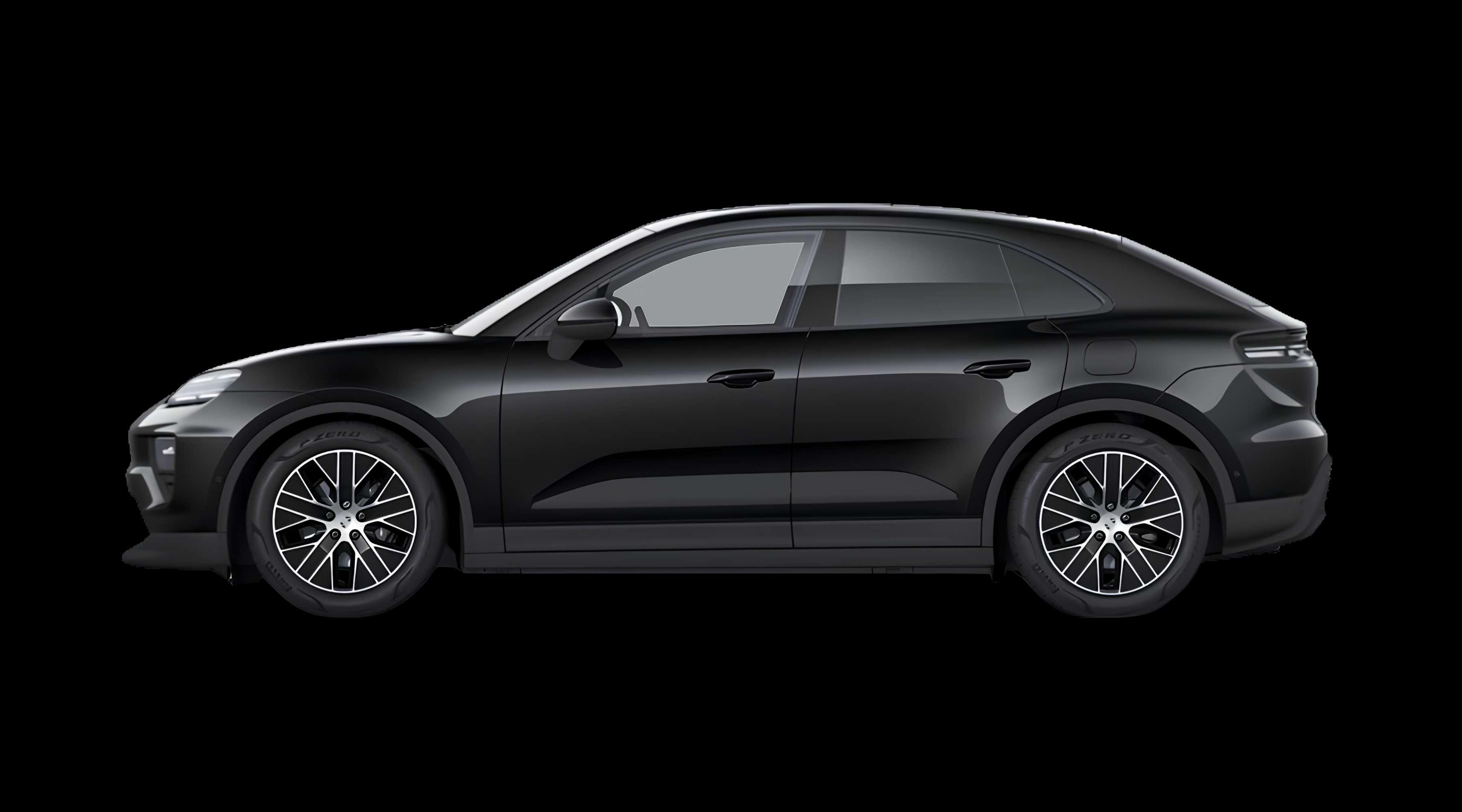 Seitenansicht eines Porsche Macan