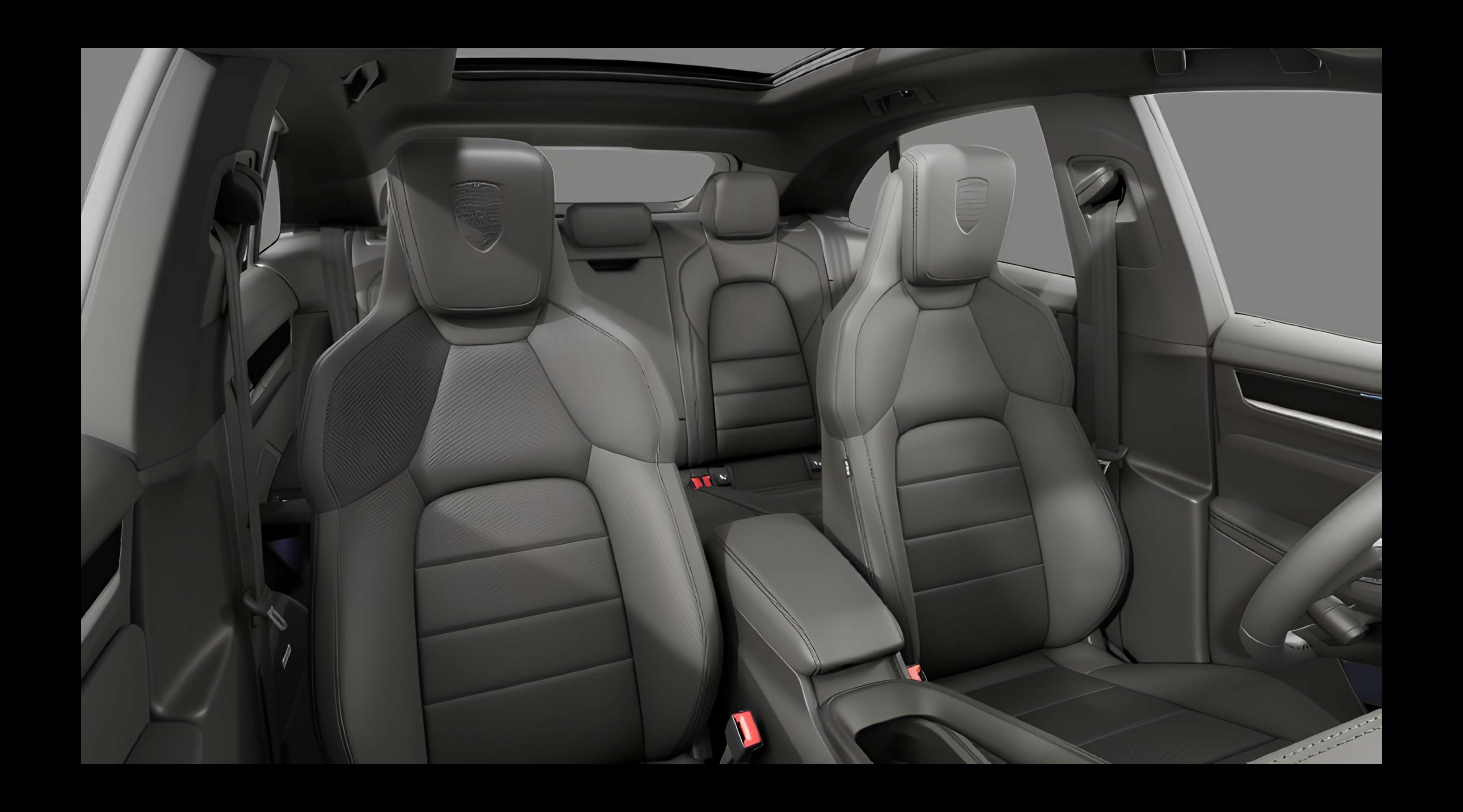 Vordersitze eines Porsche Macan