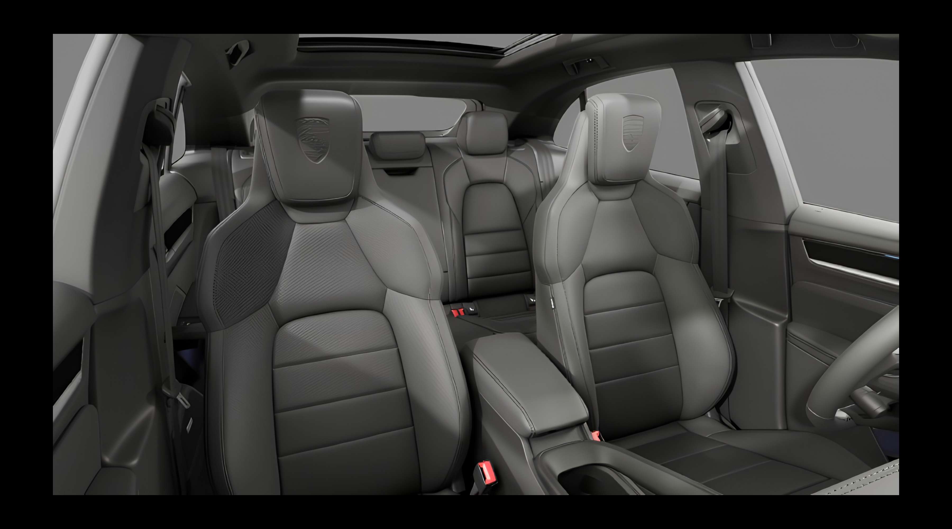 Vordersitze eines Porsche Macan