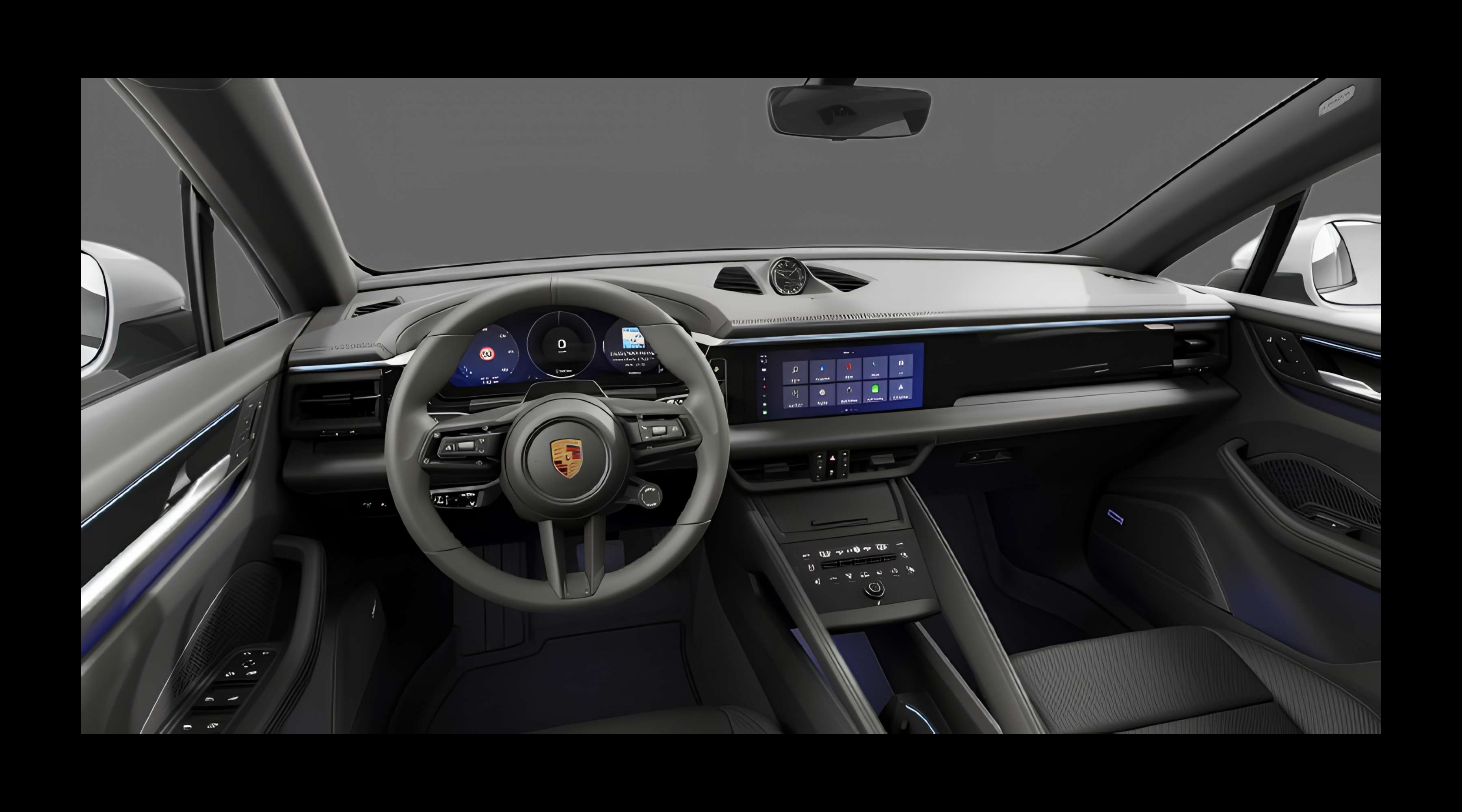 Armaturenbrett eines Porsche Macan