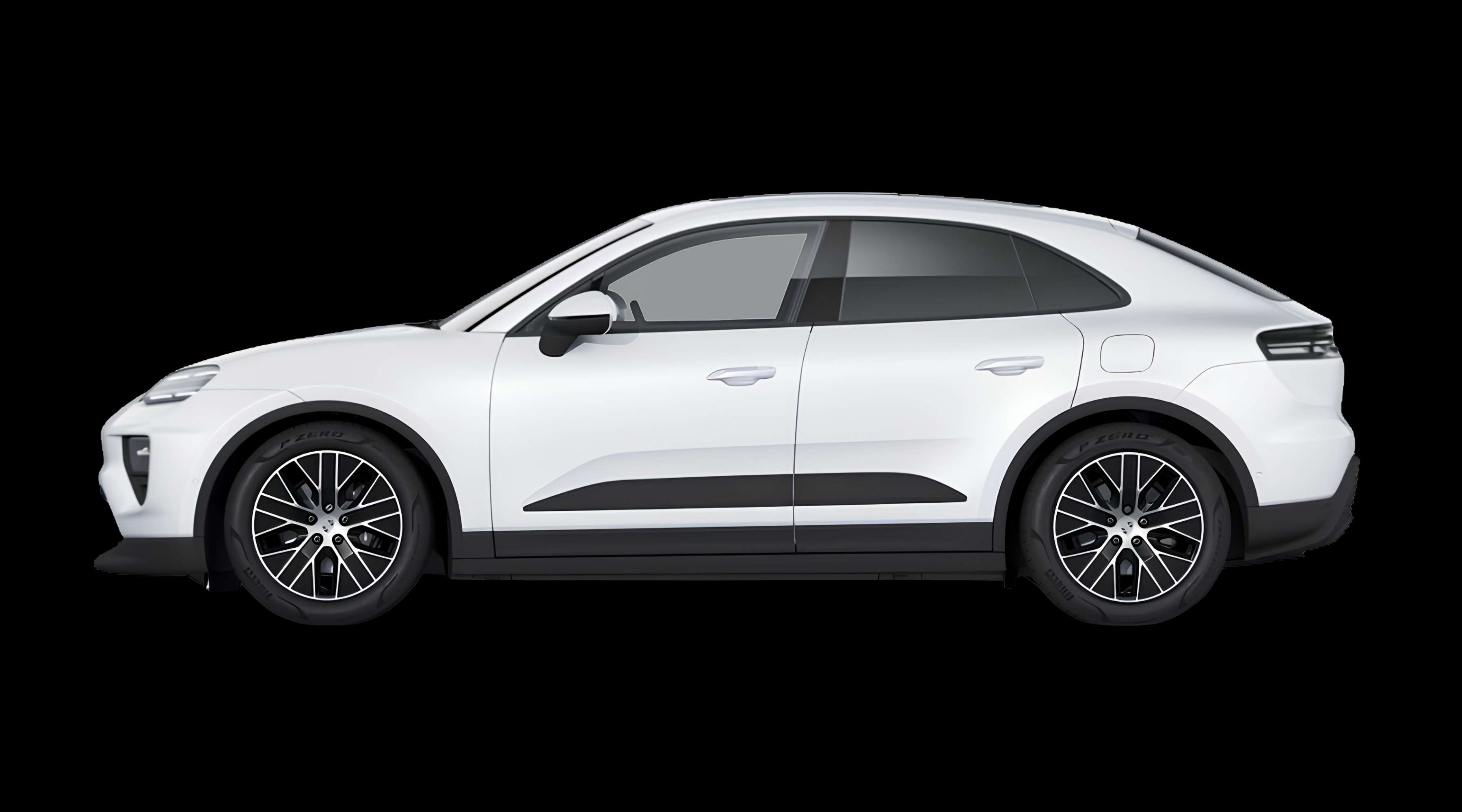 Seitenansicht eines Porsche Macan