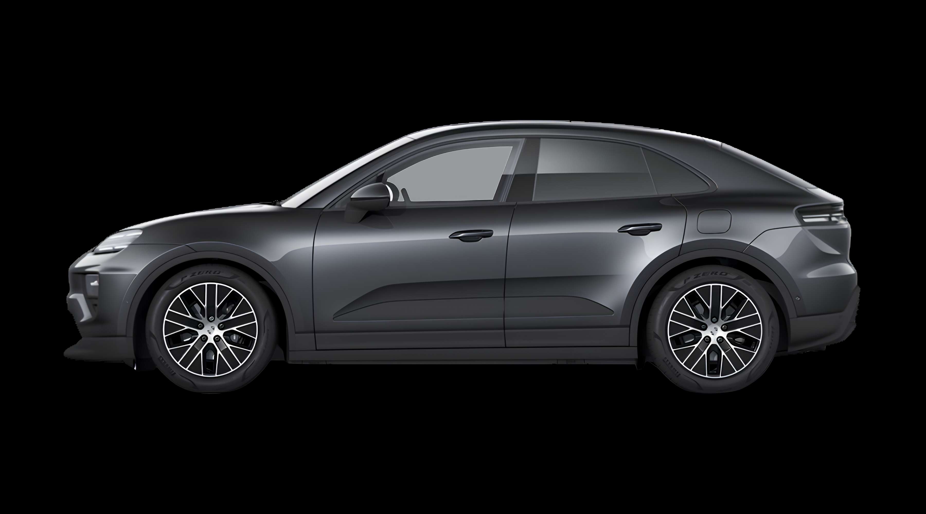 Seitenansicht eines Porsche Macan