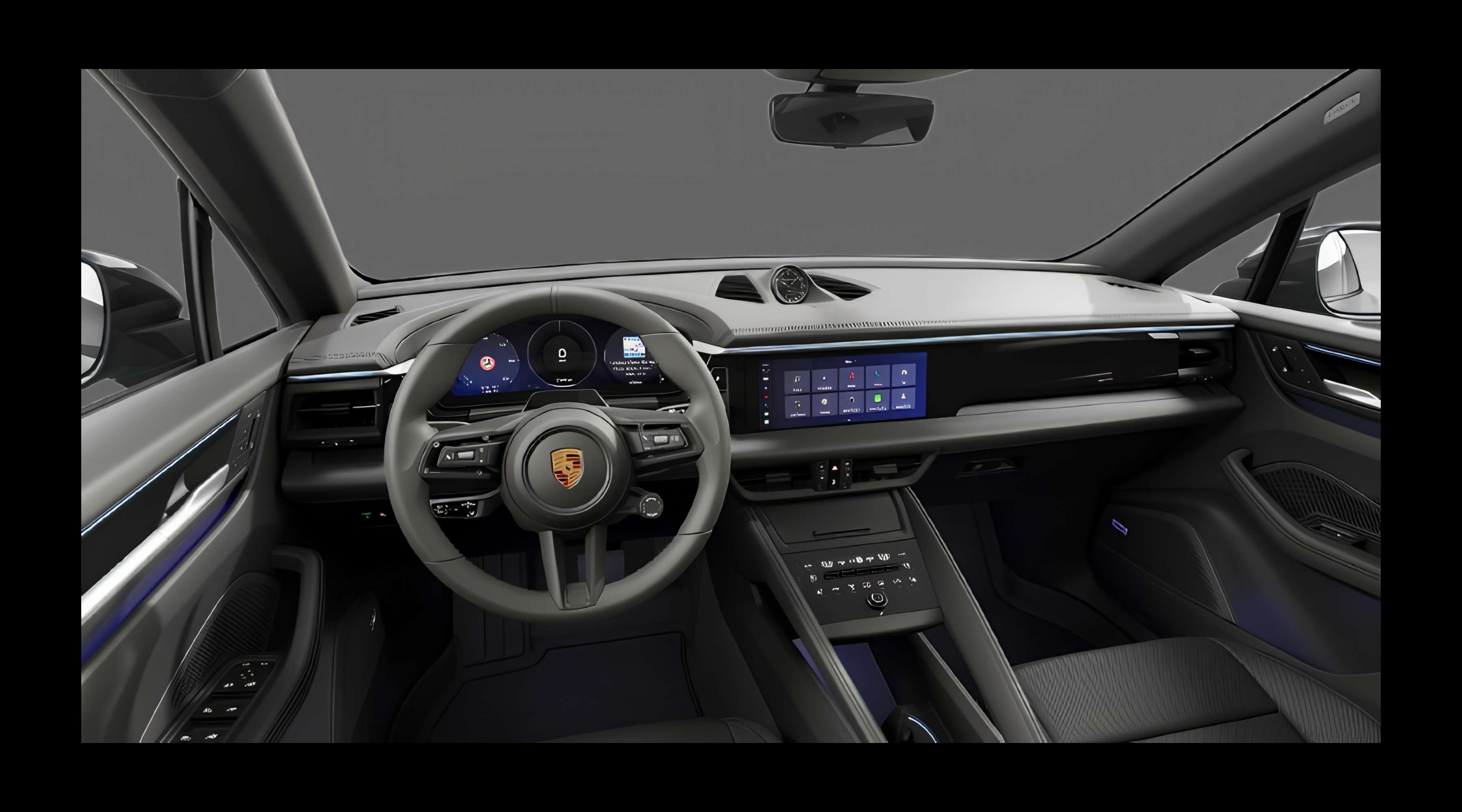 Armaturenbrett eines Porsche Macan