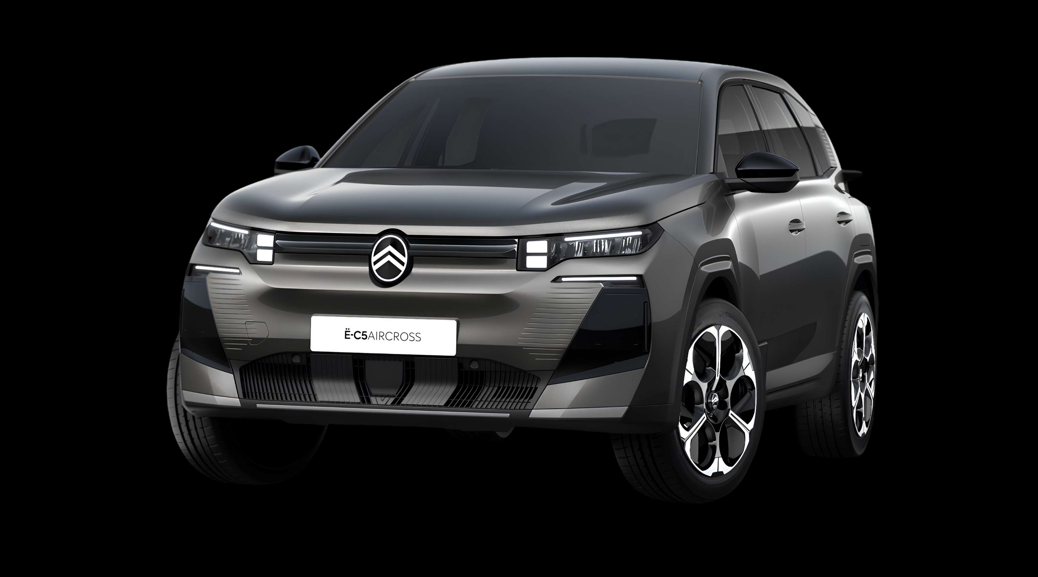 Schräge Frontansicht eines Citroën C5 Aircross, freigestellt