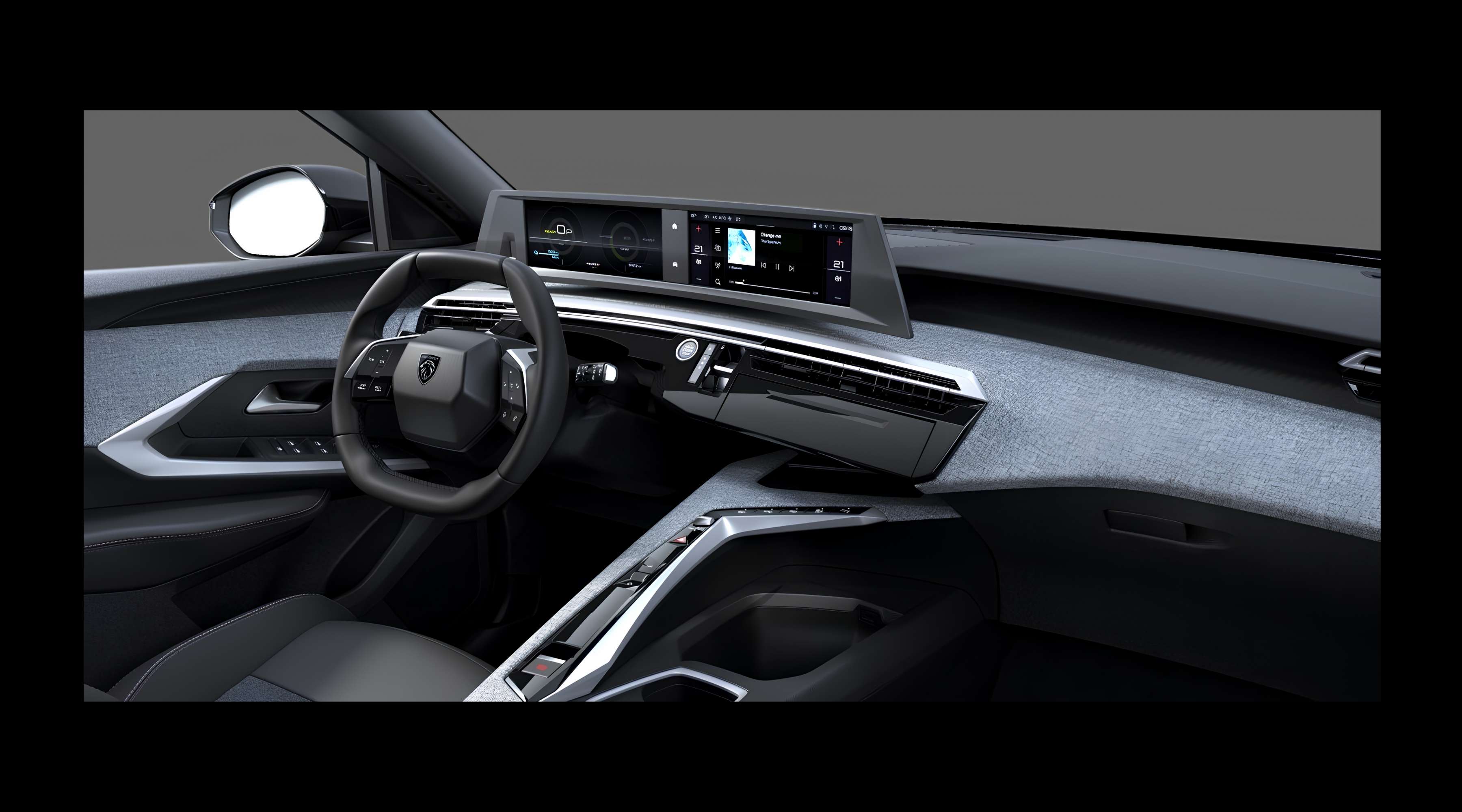 Mittelkonsole eines Peugeot 3008