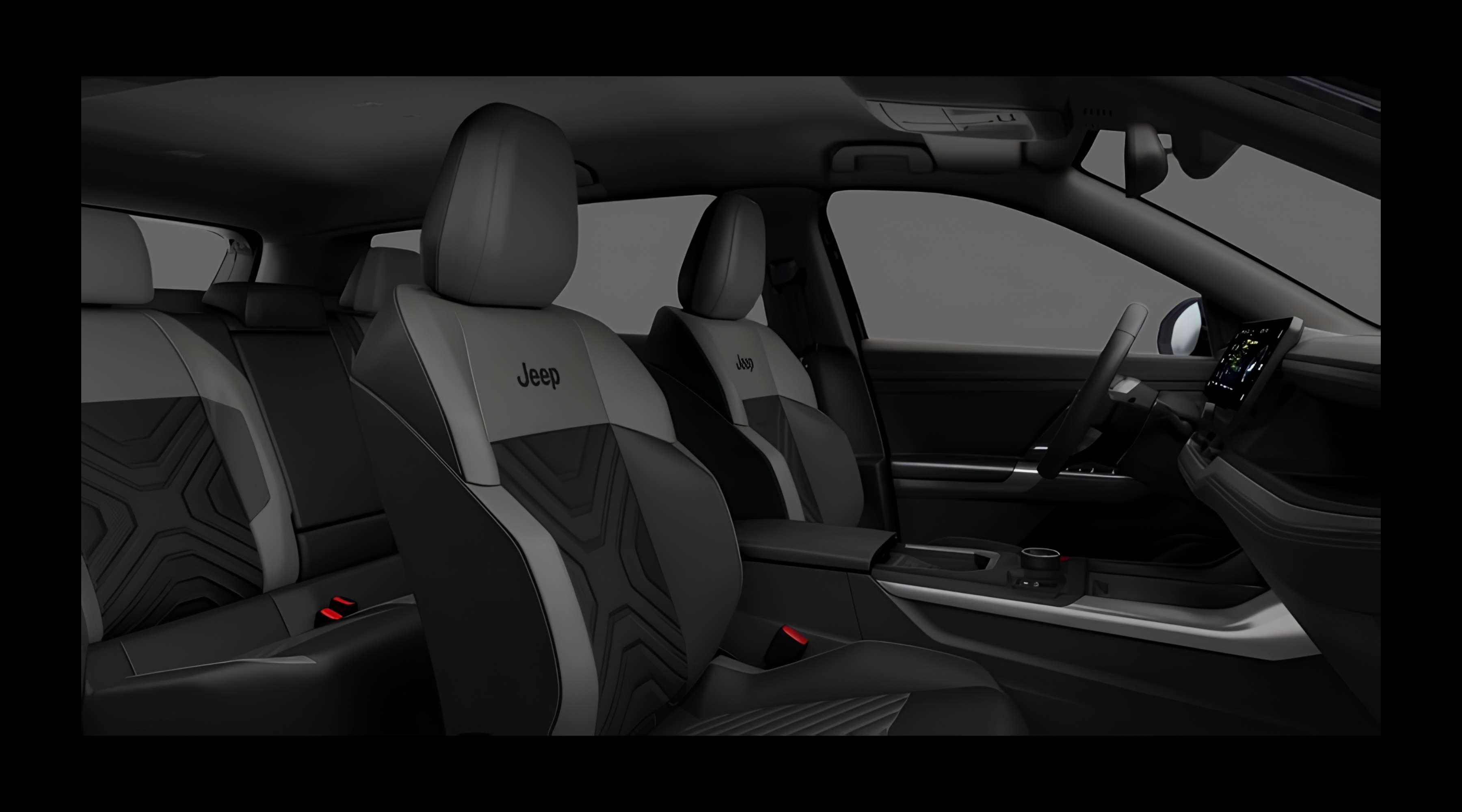 Vordersitze eines Jeep Compass