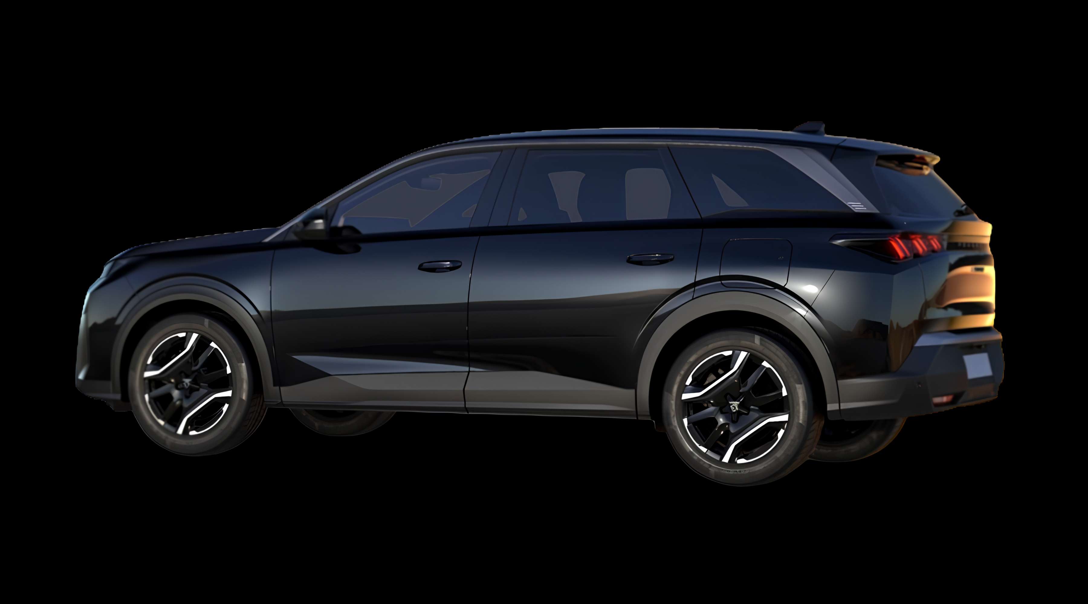 Seitenansicht eines Peugeot 5008