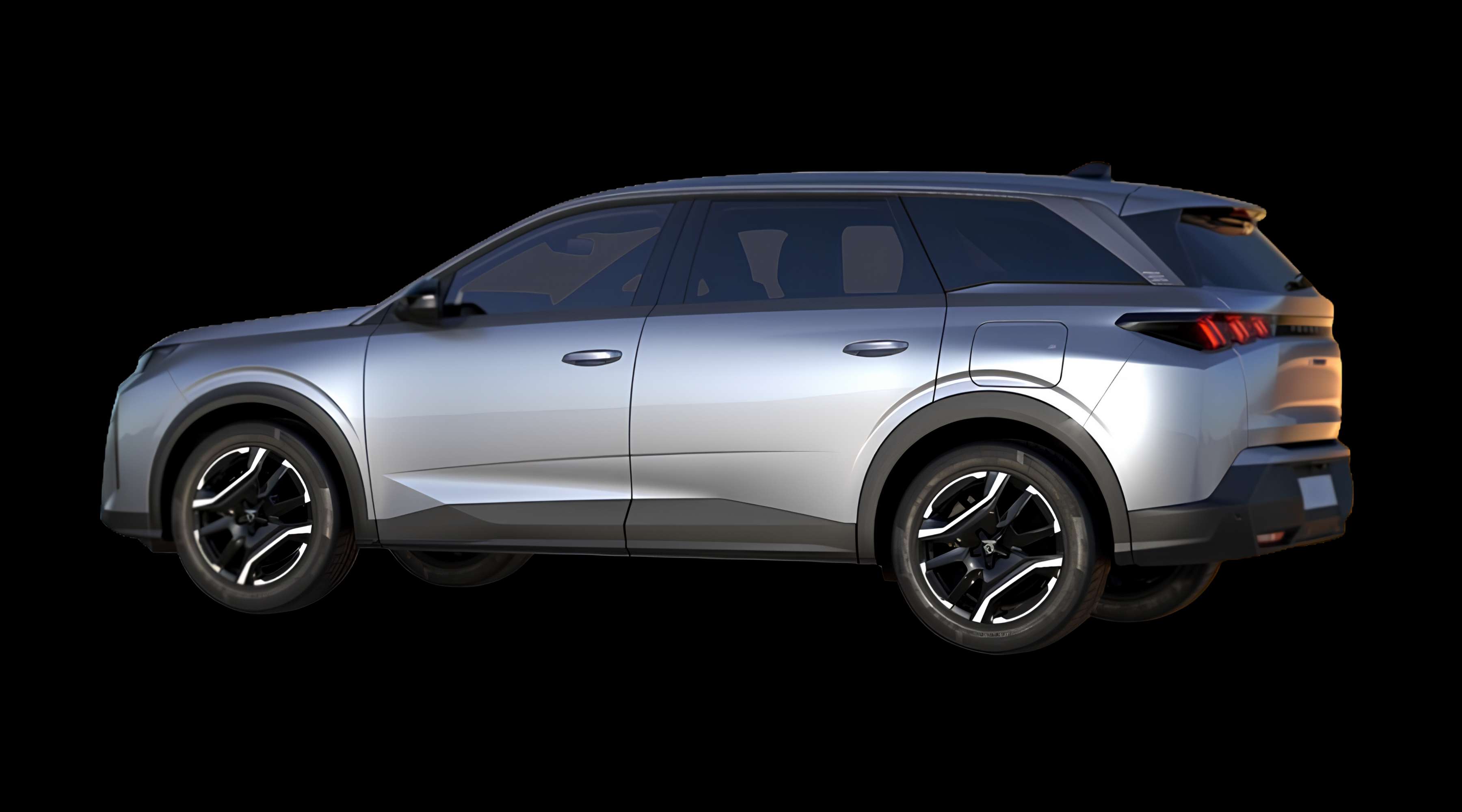 Seitenansicht eines Peugeot 5008