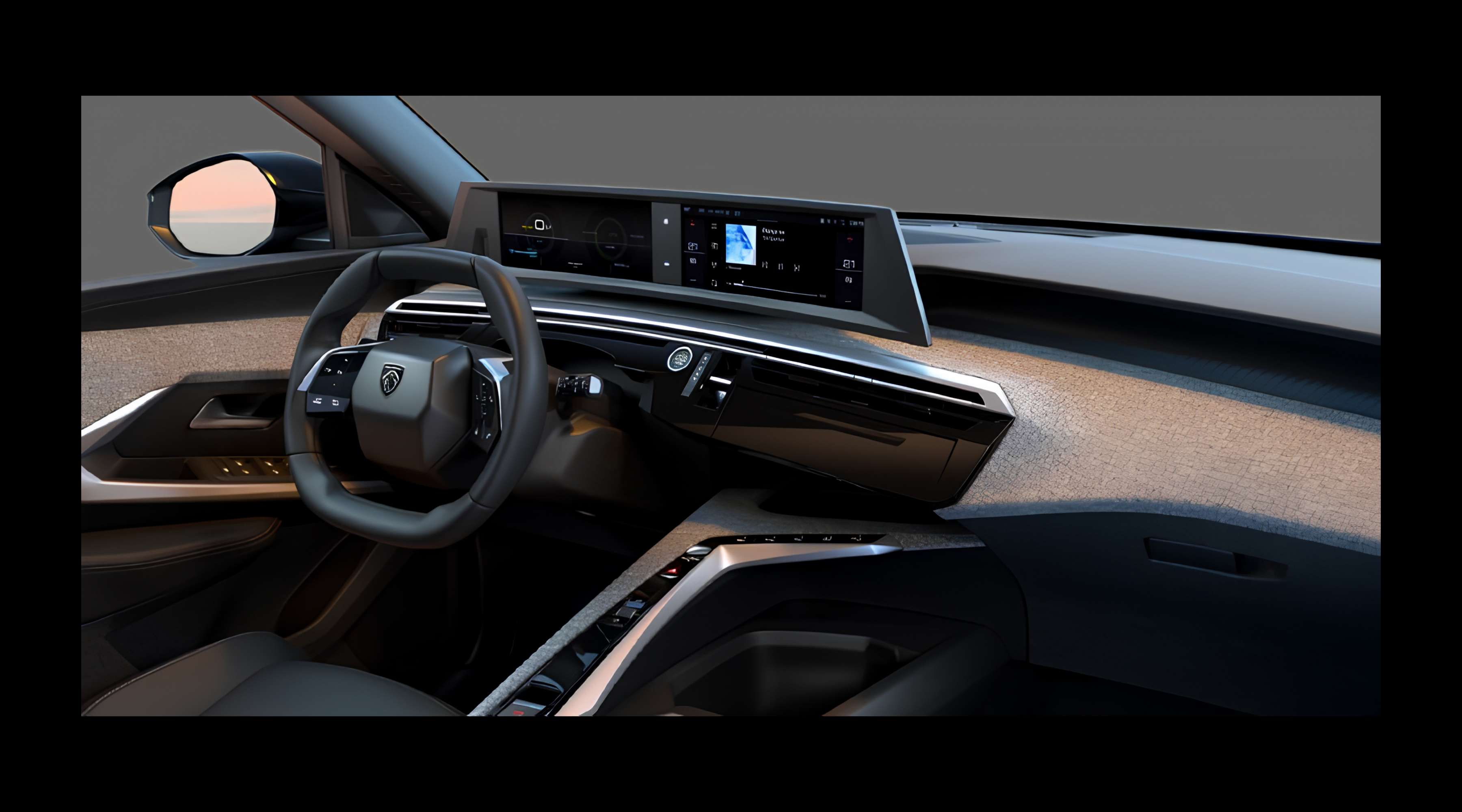 Armaturenbrett eines Peugeot 5008