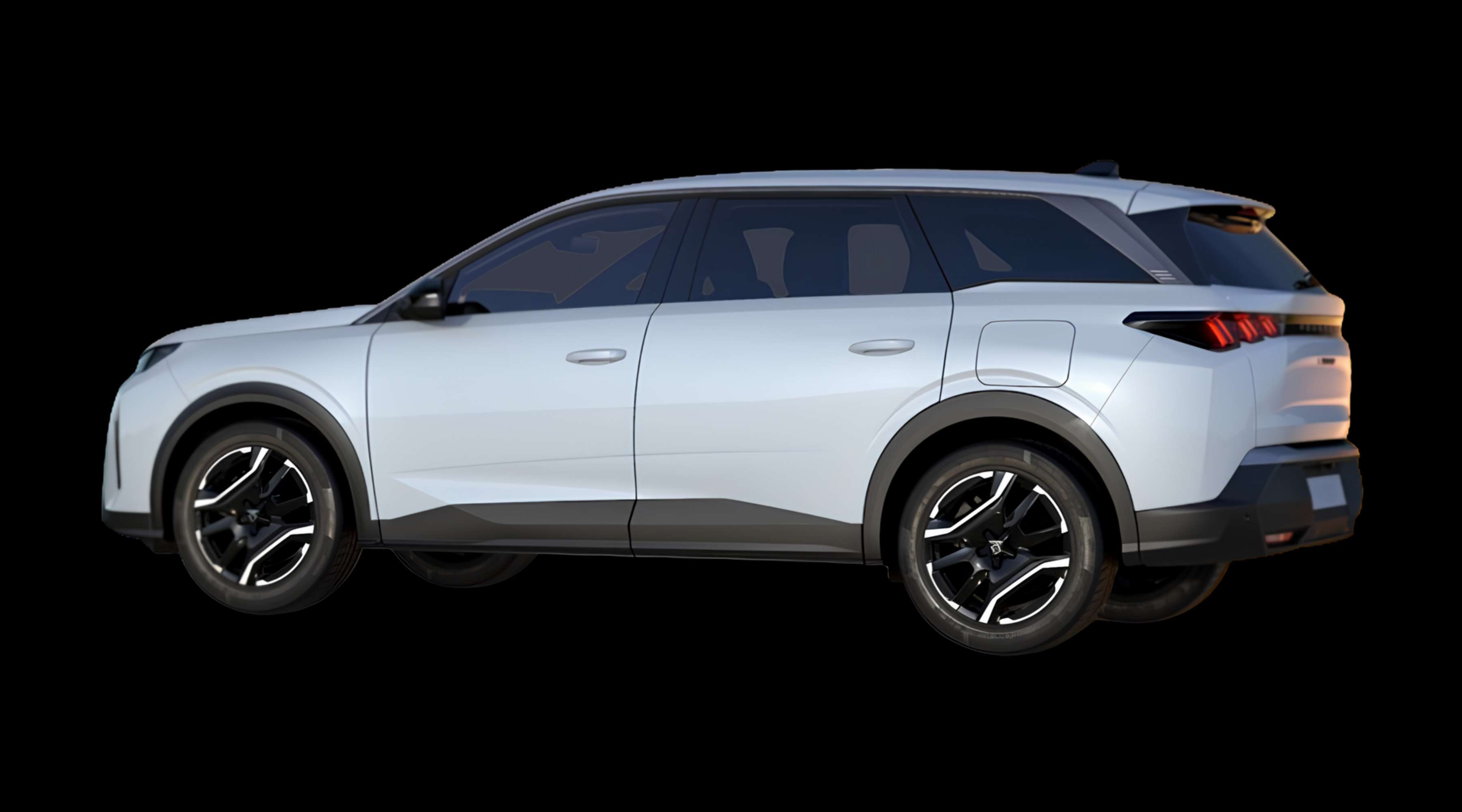 Seitenansicht eines Peugeot 5008