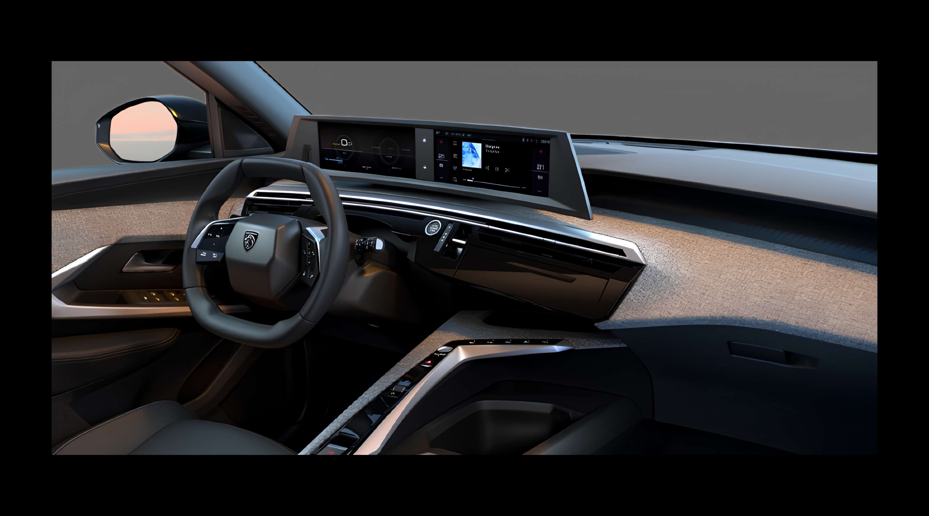Armaturenbrett eines Peugeot 5008