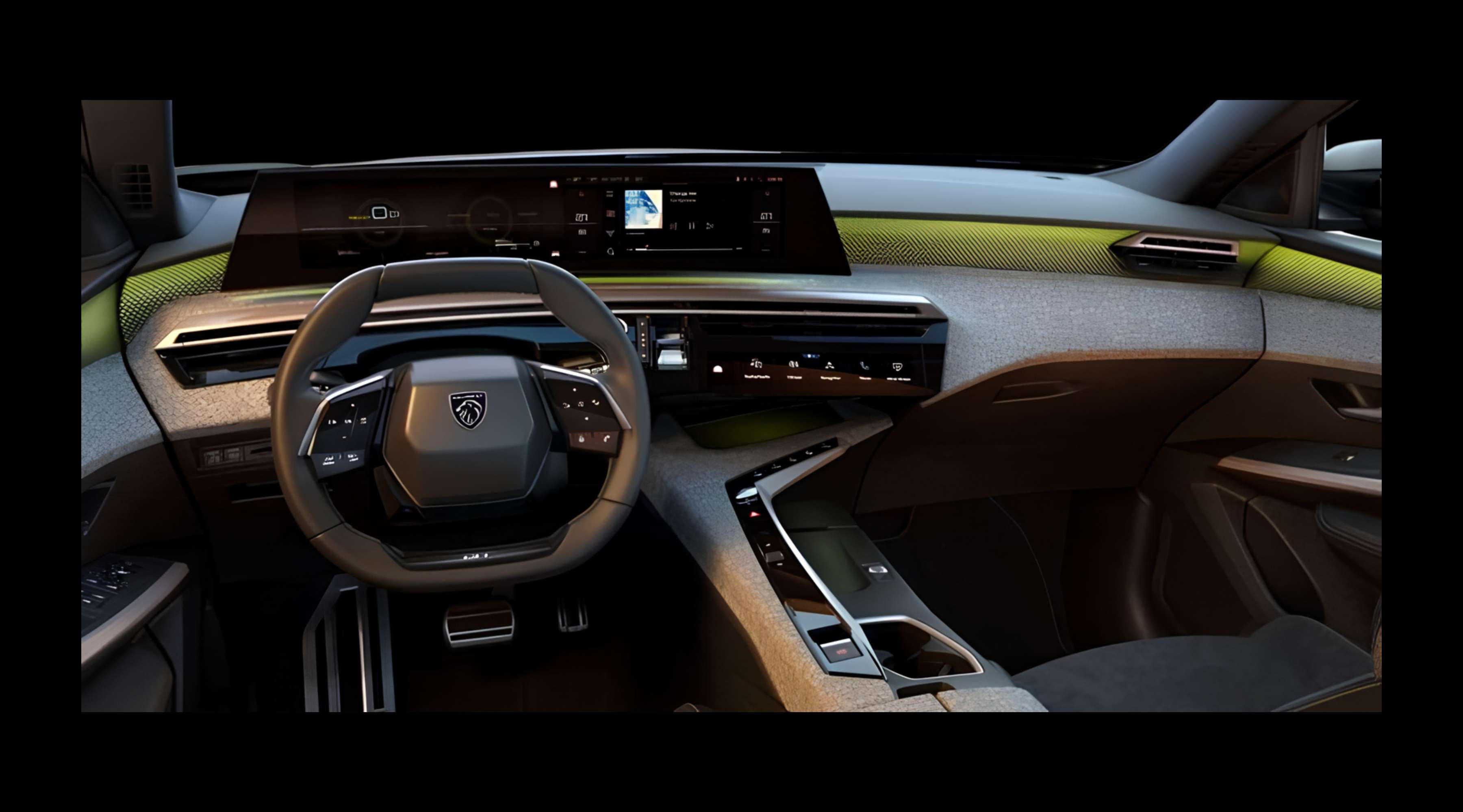 Armaturenbrett eines Peugeot 5008
