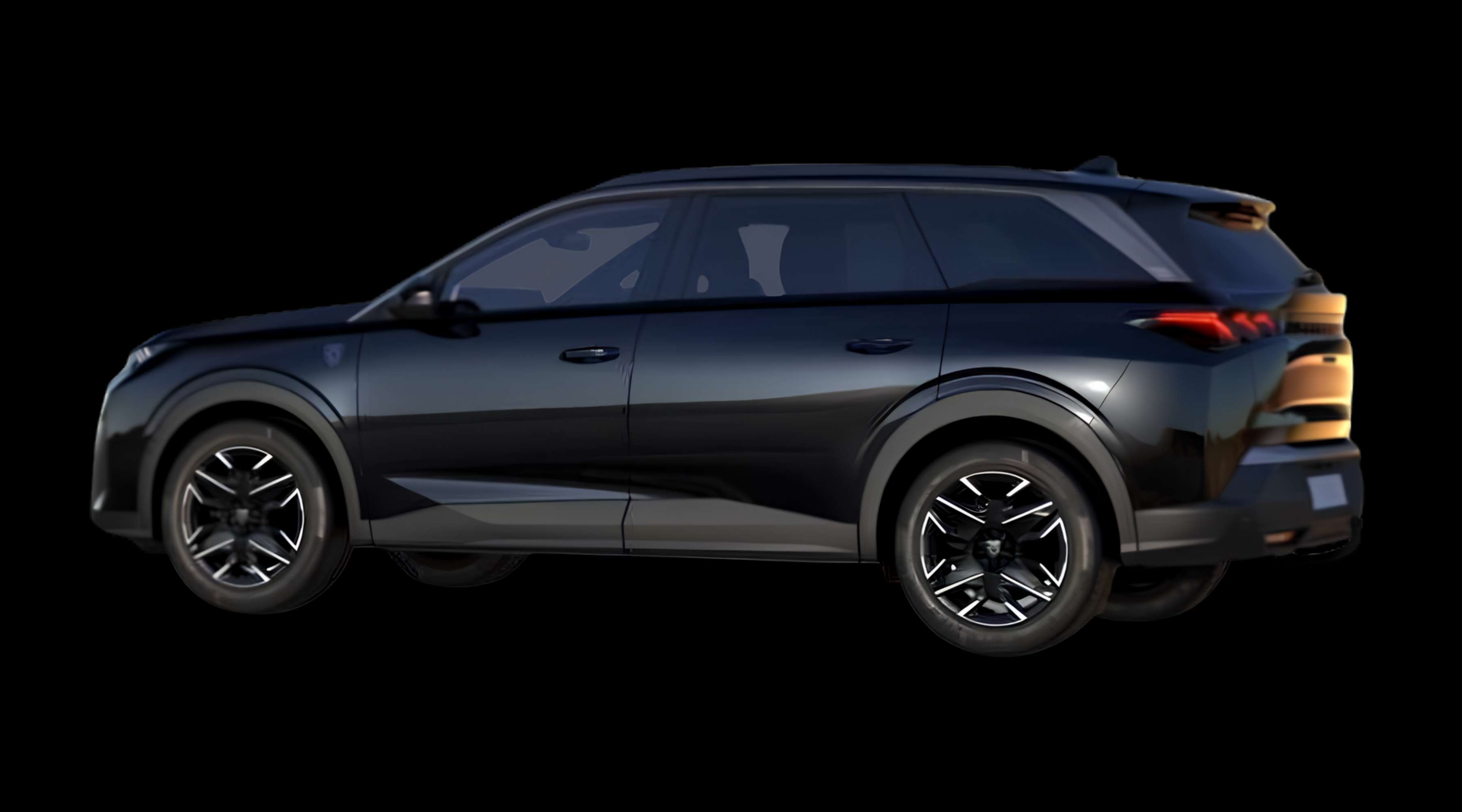 Seitenansicht eines Peugeot 5008