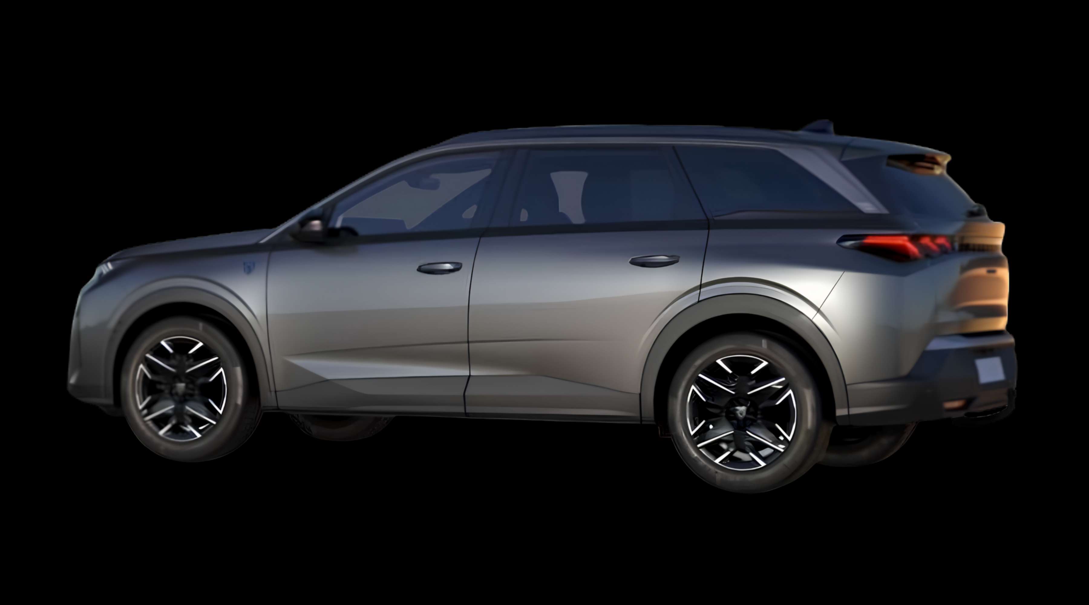Seitenansicht eines Peugeot 5008