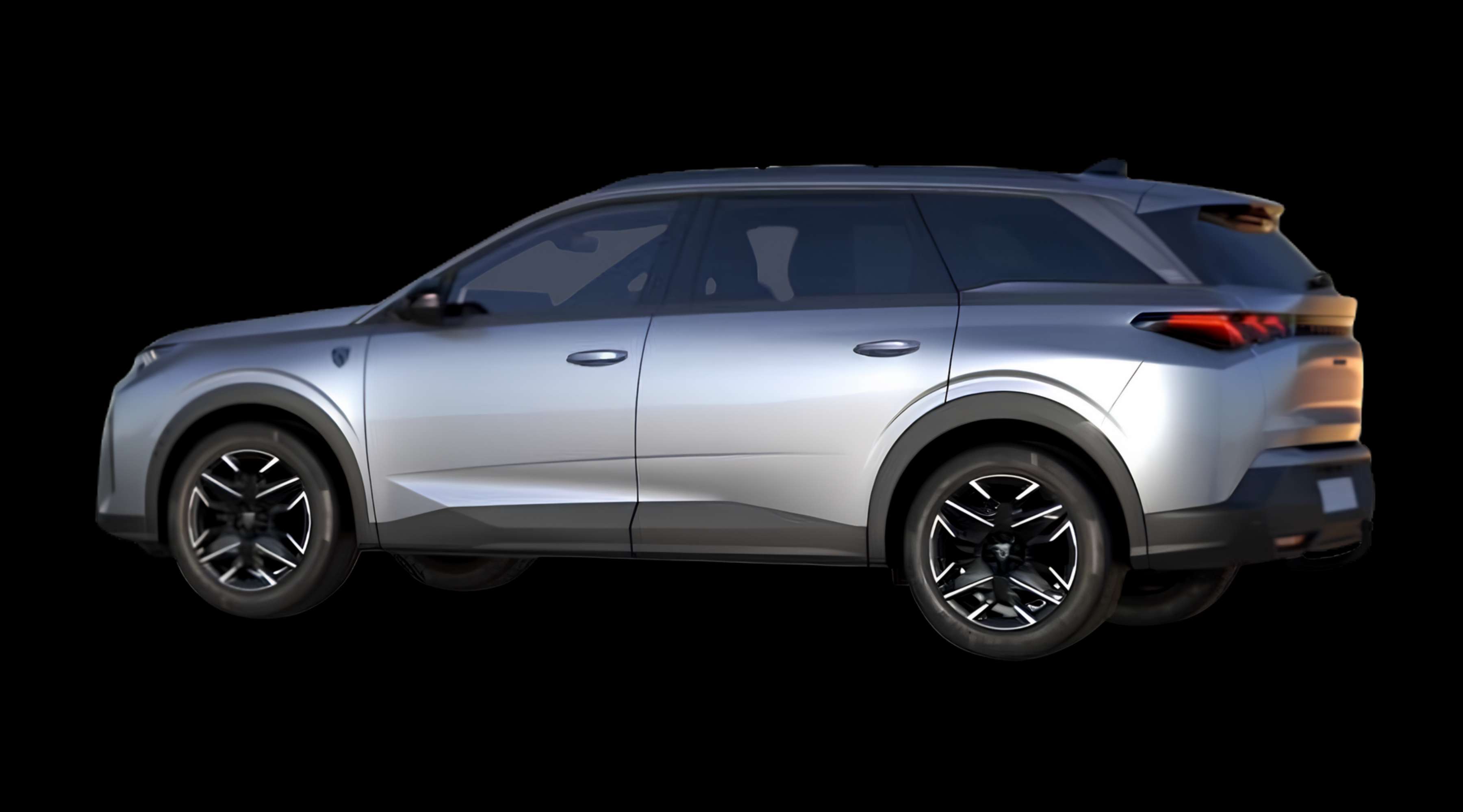 Seitenansicht eines Peugeot 5008