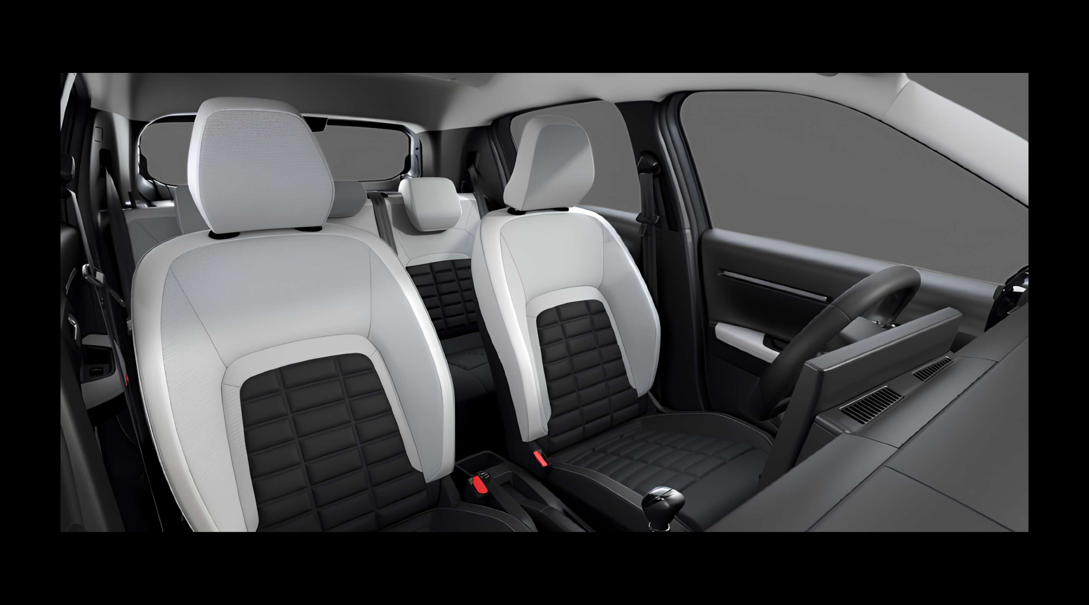 Vordersitze eines Citroën C3