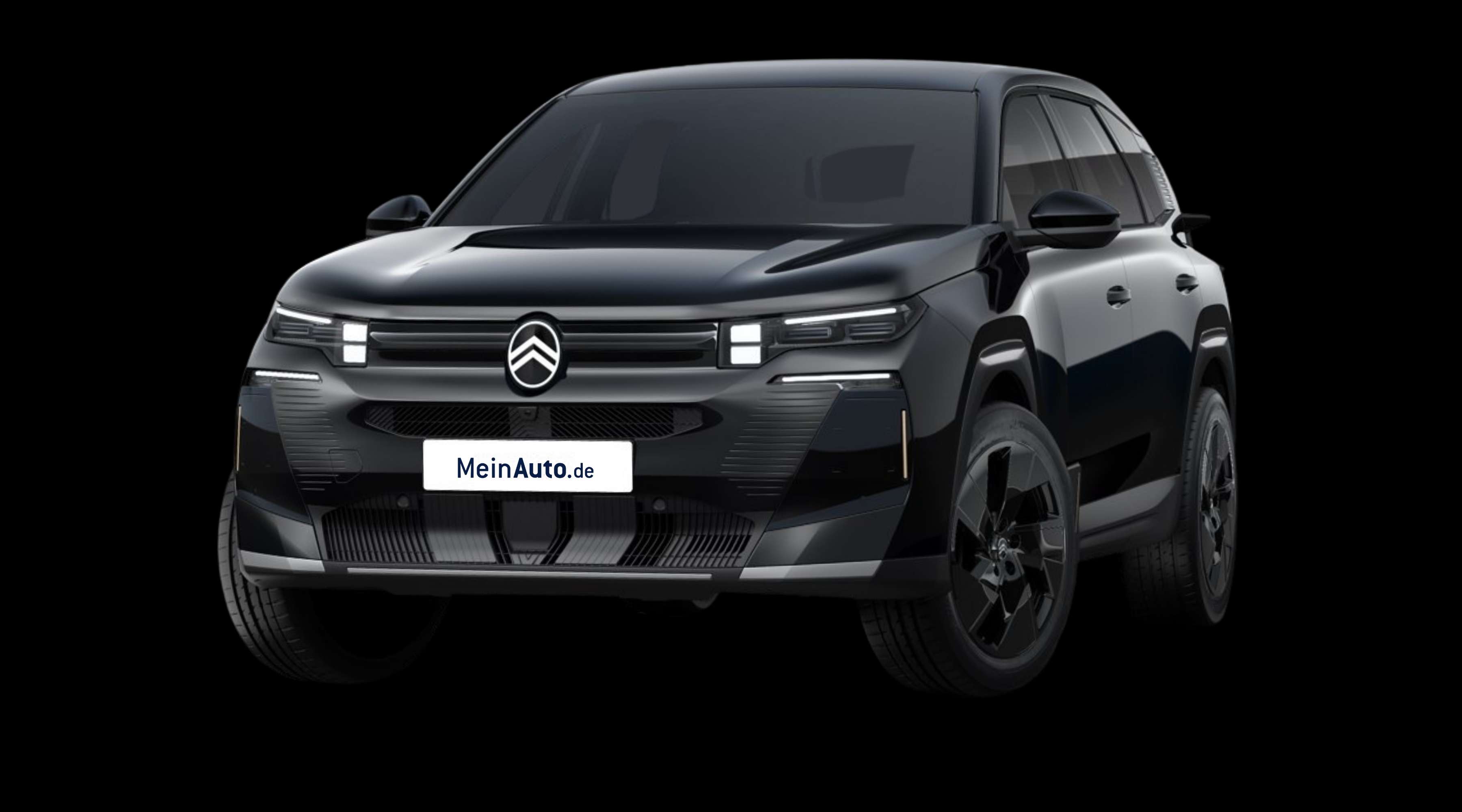 Schräge Frontansicht eines Citroën C5 Aircross, freigestellt