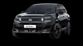 Schräge Frontansicht auf einen Citroën C5 Aircross MAX, freigestellt